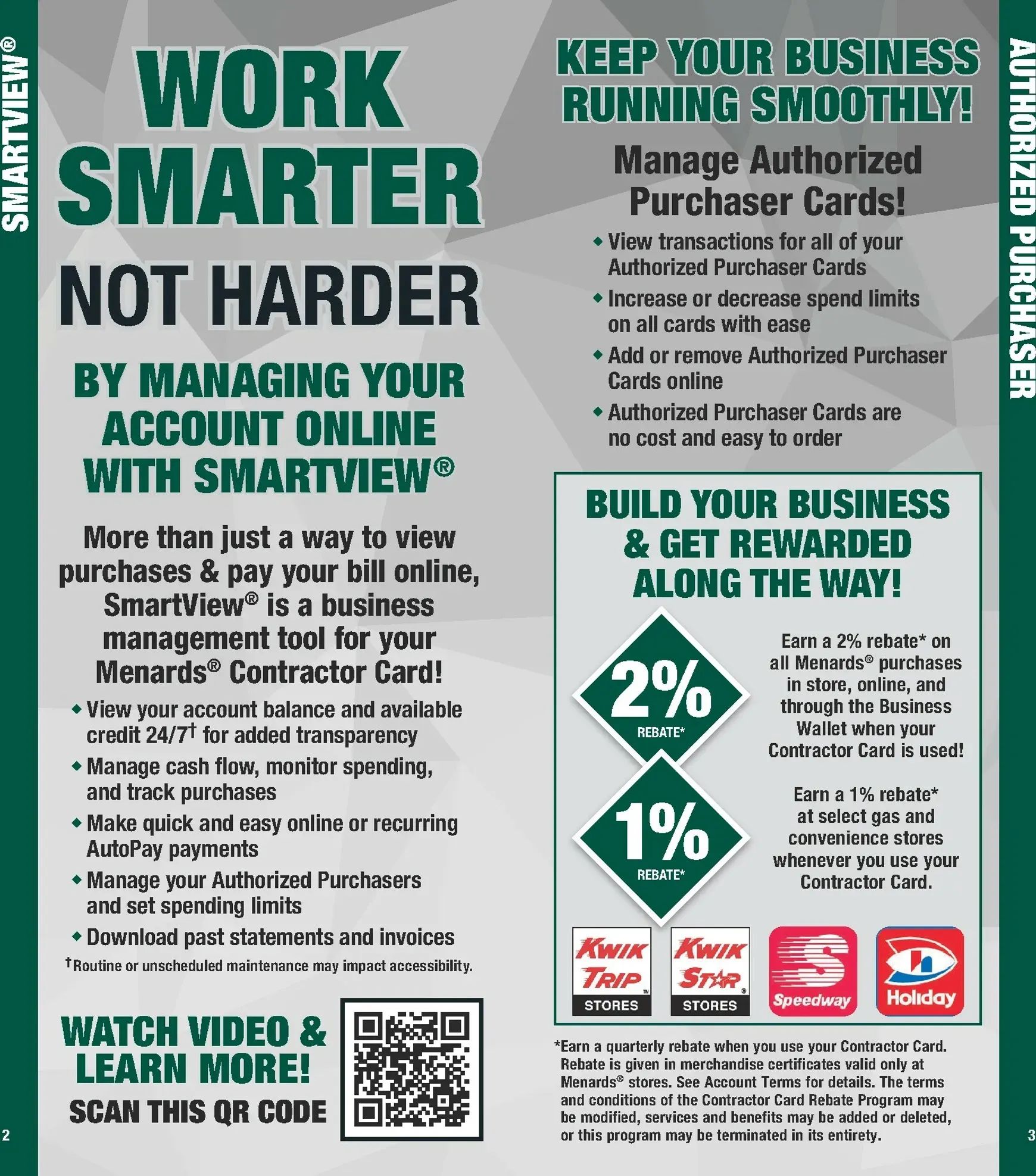 Weekly ad Current Menards - Contractor Card leaflet valid from Thursday 01/01/2026 to Thursday 12/31/2026 from January 1 to December 31 2026 - Page 2