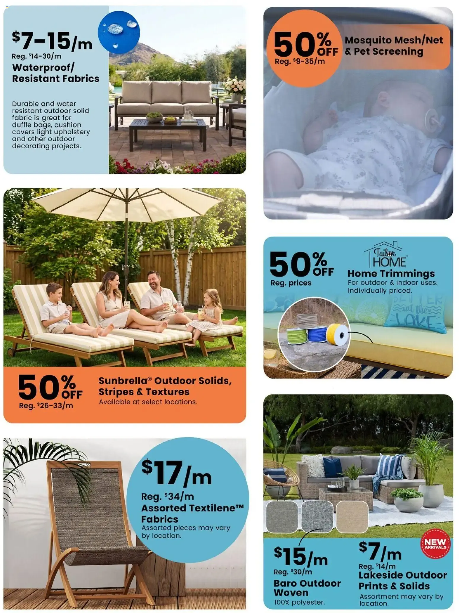 Fabricland Blowout Sale & Summer Splash Savings from July 2 to July 31 2026 - flyer page 8