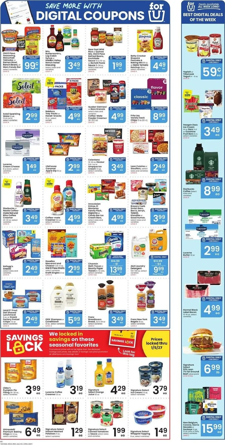 Weekly ad Current Albertsons leaflet valid from Wednesday 10/07/2026 to Tuesday 10/13/2026 from October 7 to October 13 2026 - Page 4