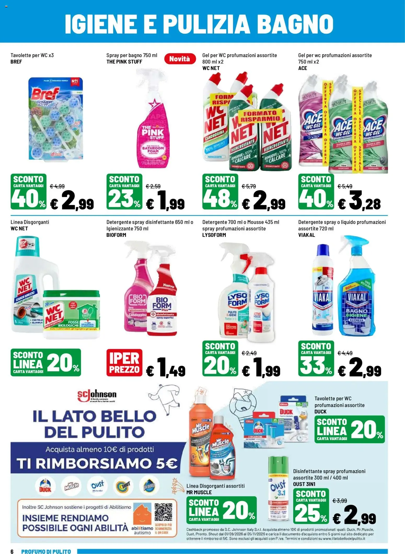 Iper Volantino Profumo di Pulito da 3 settembre a 20 settembre di 2026 - Pagina del volantino 6