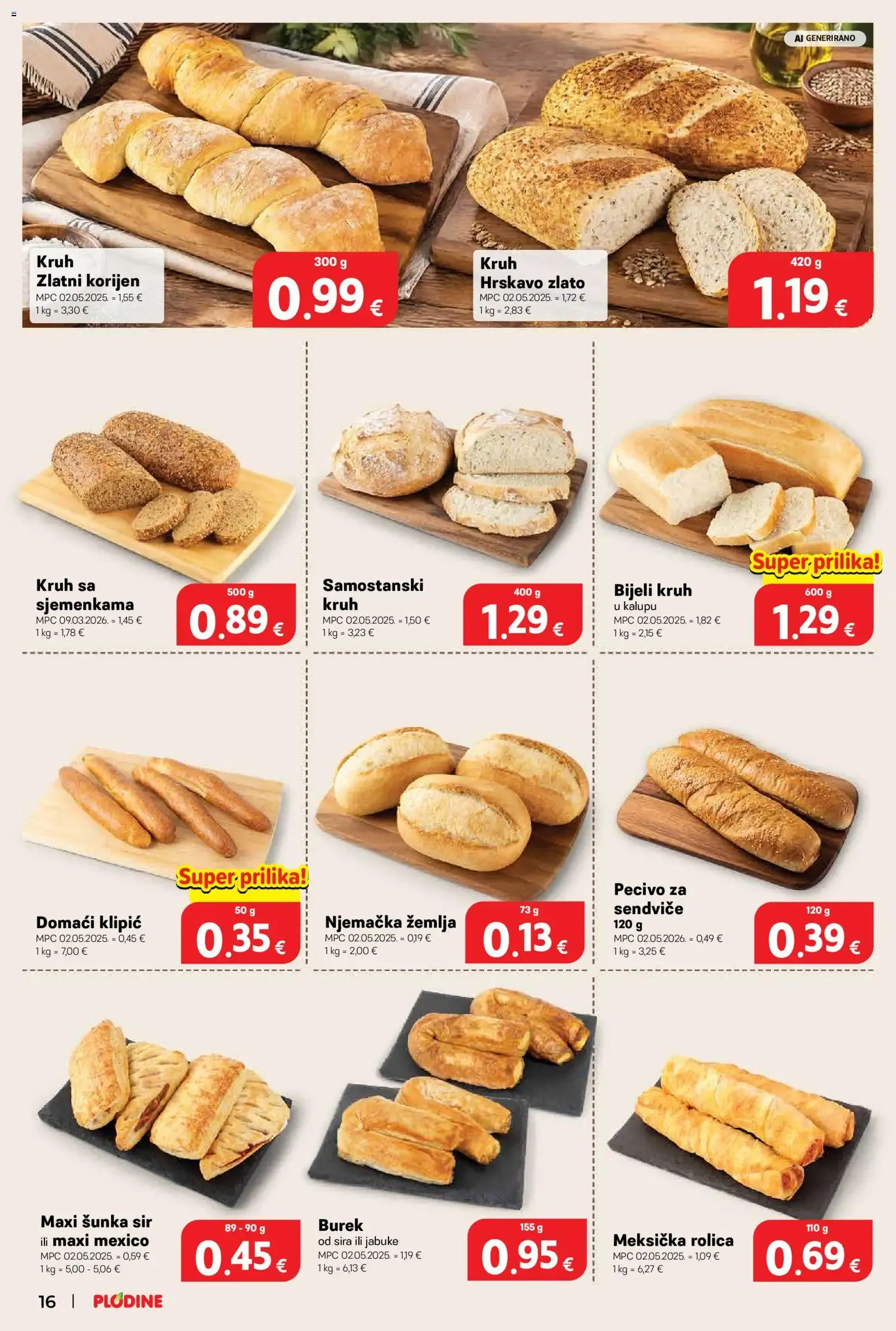 Katalog Plodine - Uvijek od akcije od 21. listopada do 27. listopada 2026. - Pregled Stranica 16