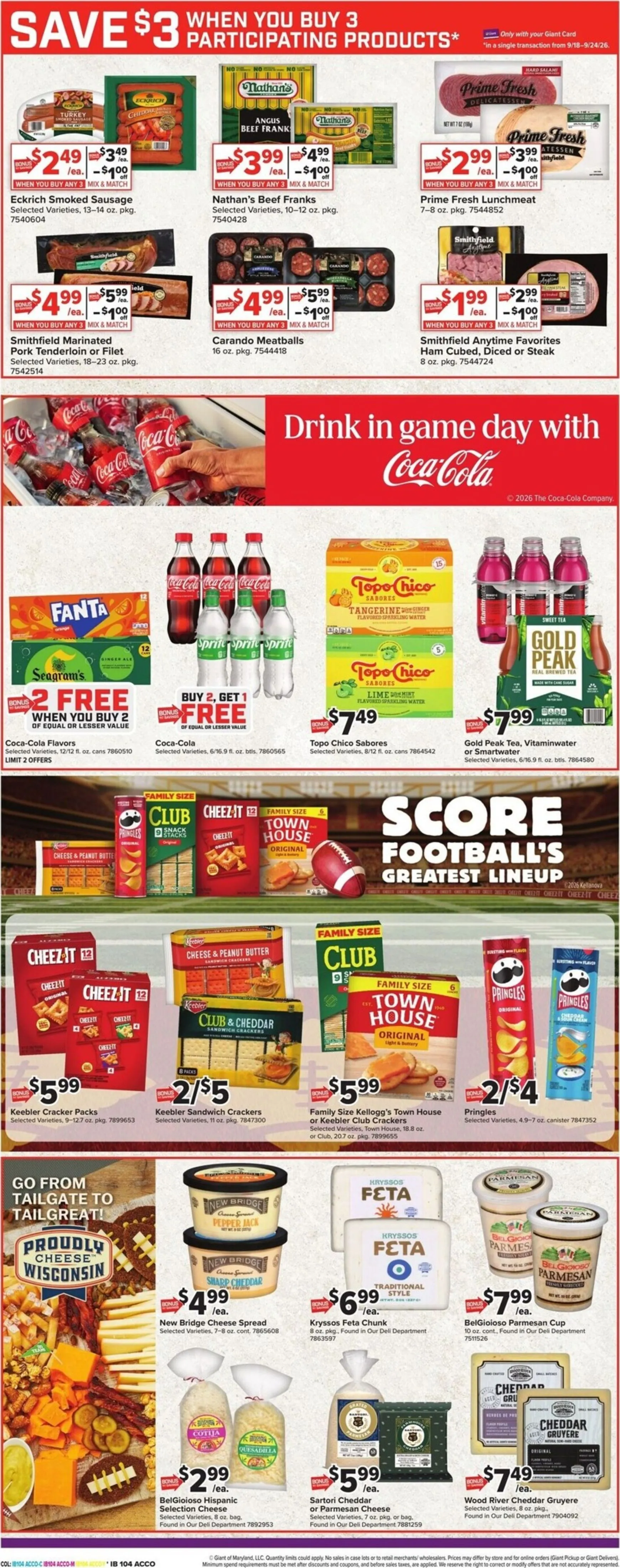 Weekly ad Current Giant leaflet valid from Friday 09/18/2026 to Thursday 09/24/2026 from September 18 to September 24 2026 - Page 11