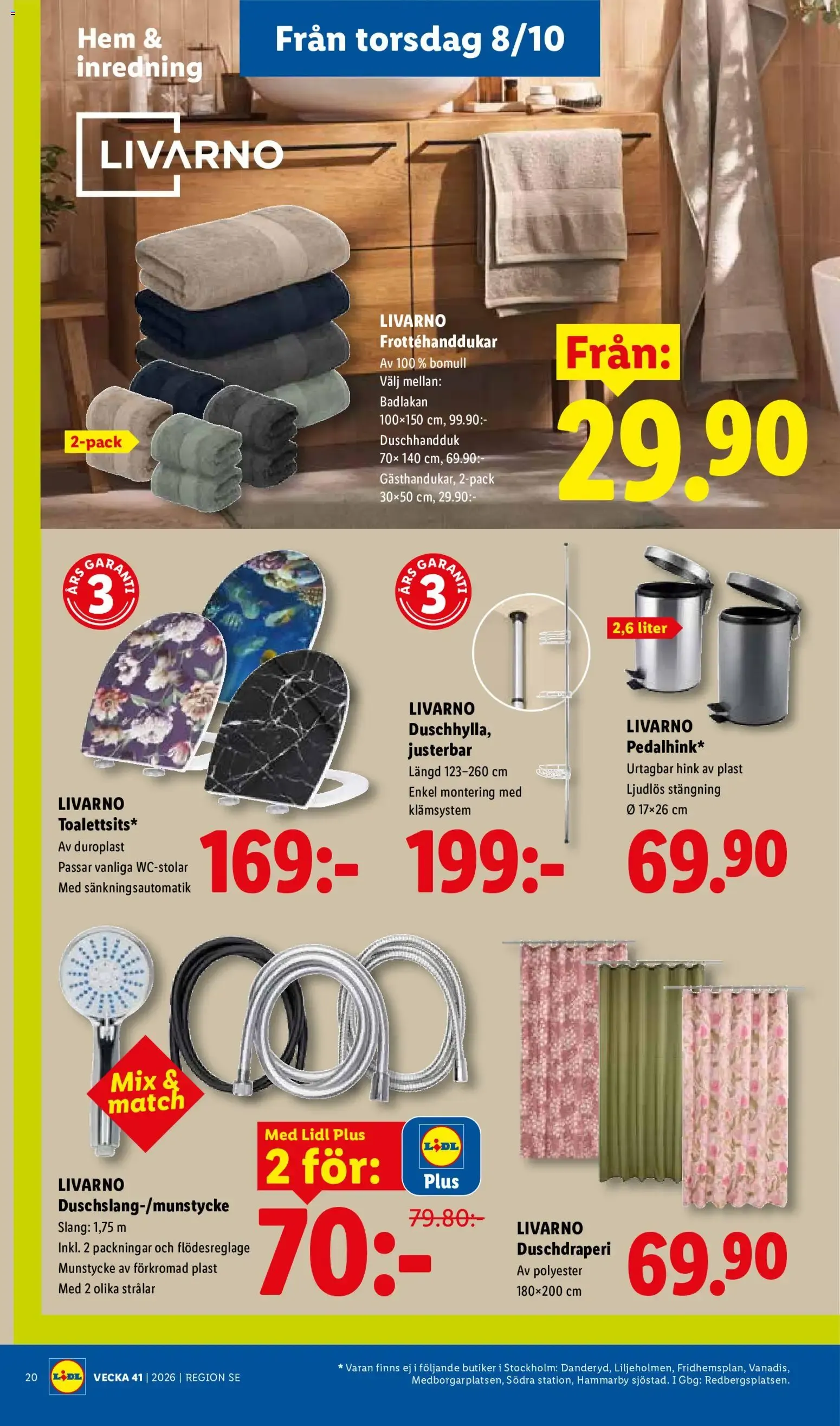 Lidl erbjudanden från 05/10/2026 - 11/10/2026 > Reklamblad nuvarande rabatter från 5 oktober till 11 oktober 2026 - Reklamblad sidor 25