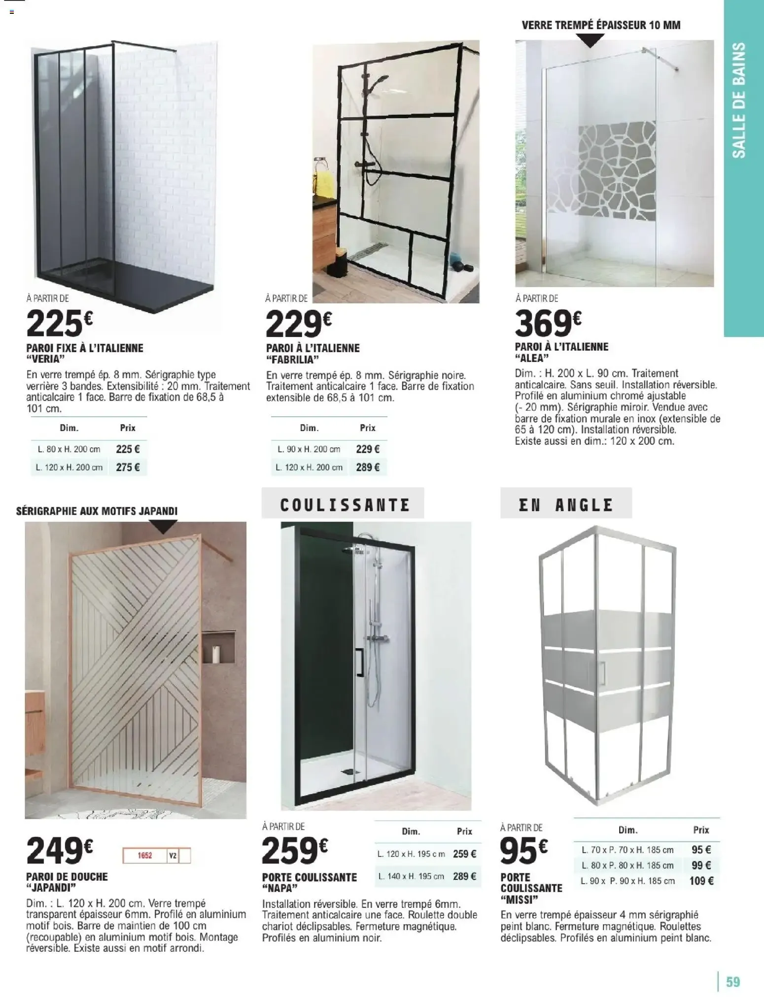 Brico E.Leclerc - Guide aménagement intérieur à partir du 06/01/2026 - promo en ligne du 6 janvier au 7 février 2026 - Catalogue page 59