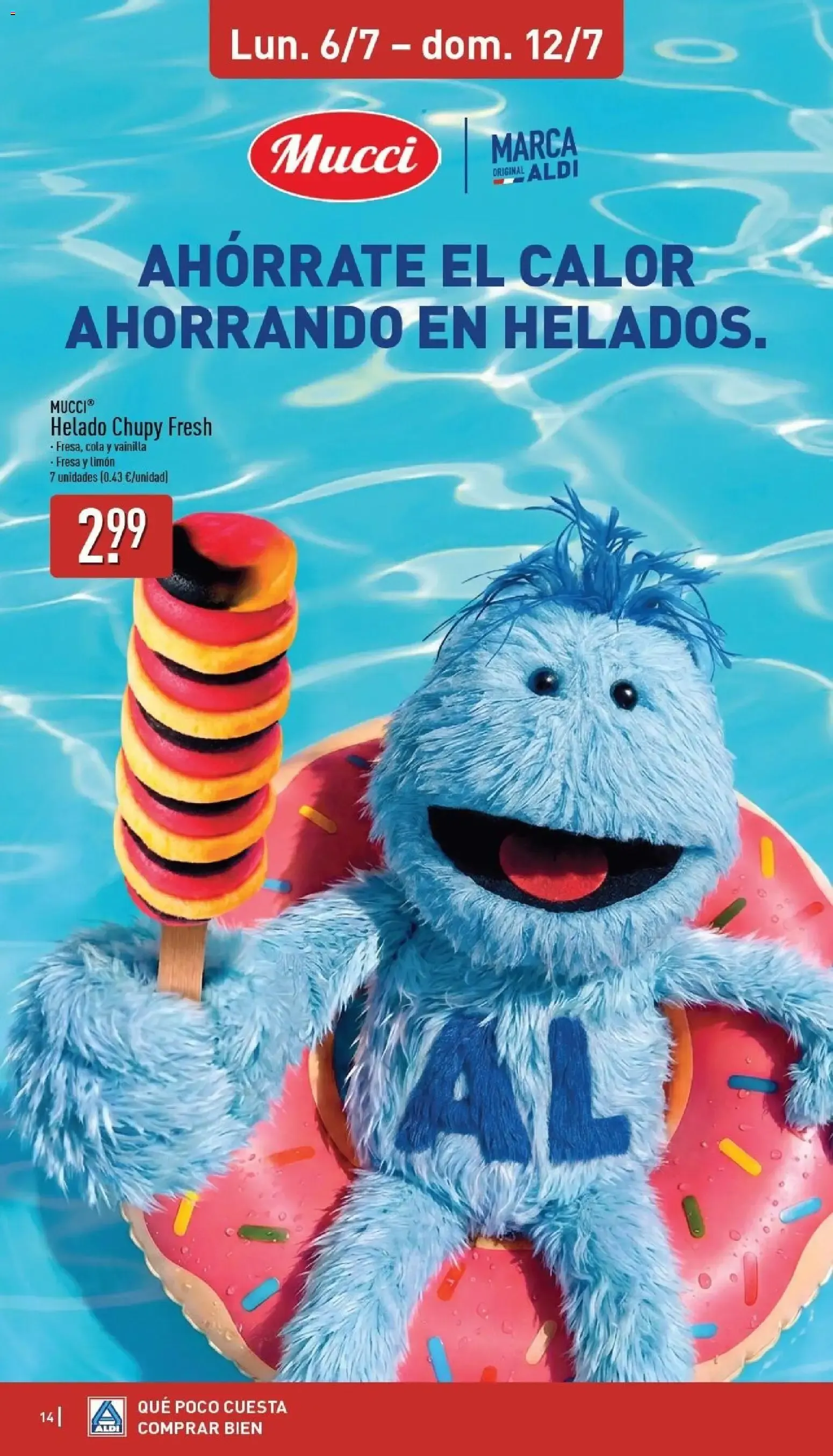 Catálogo de Aldi: Un Baño de Frescura al Mejor Precio 6 de julio al 12 de julio 2026 - Página 14