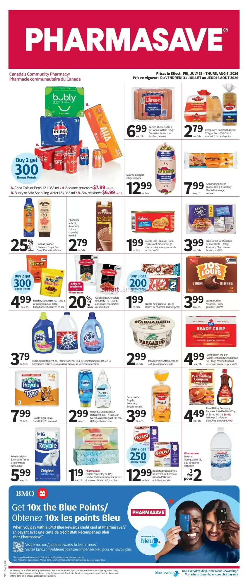 Pharmasave flyer week 31 from July 31 to August 6 2026 - flyer page 1