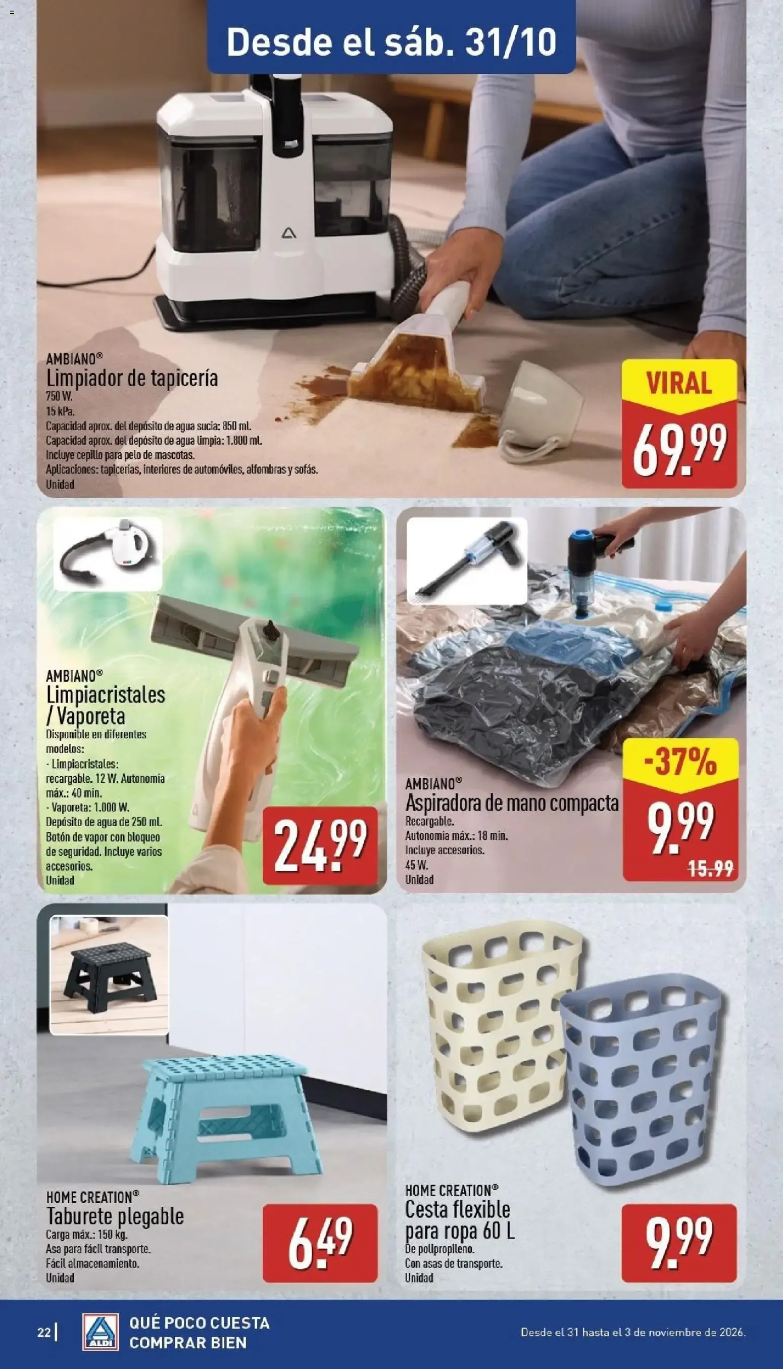Catálogo de Aldi: Bajos precios en frescos 26 de octubre al 1 de noviembre 2026 - Página 22