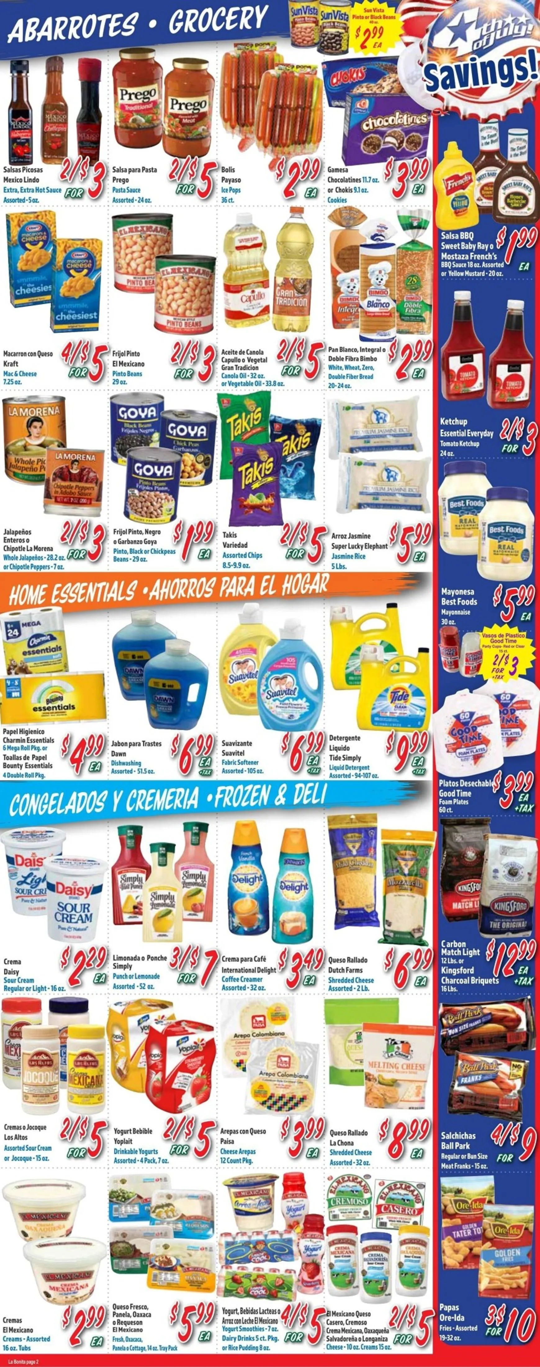 Weekly ad La Bonita Supermarkets - Ofertas Válidas del 1 al 7 de Julio de 2026 from July 1 to July 7 2026 - Page 2