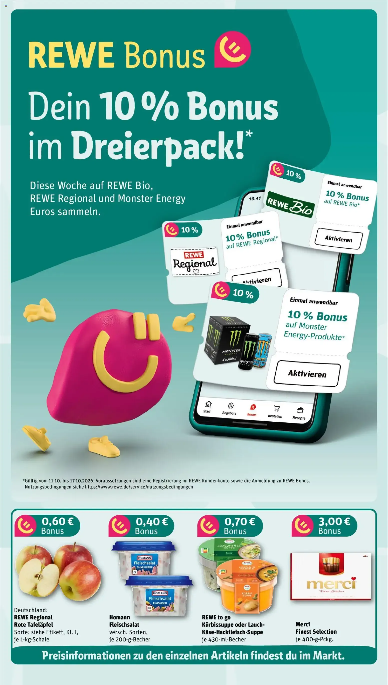 Nahkauf Prospekt (ab 12.10.2026) zum Blättern von 12. Oktober bis 18. Oktober 2026 - Prospekt seite 4