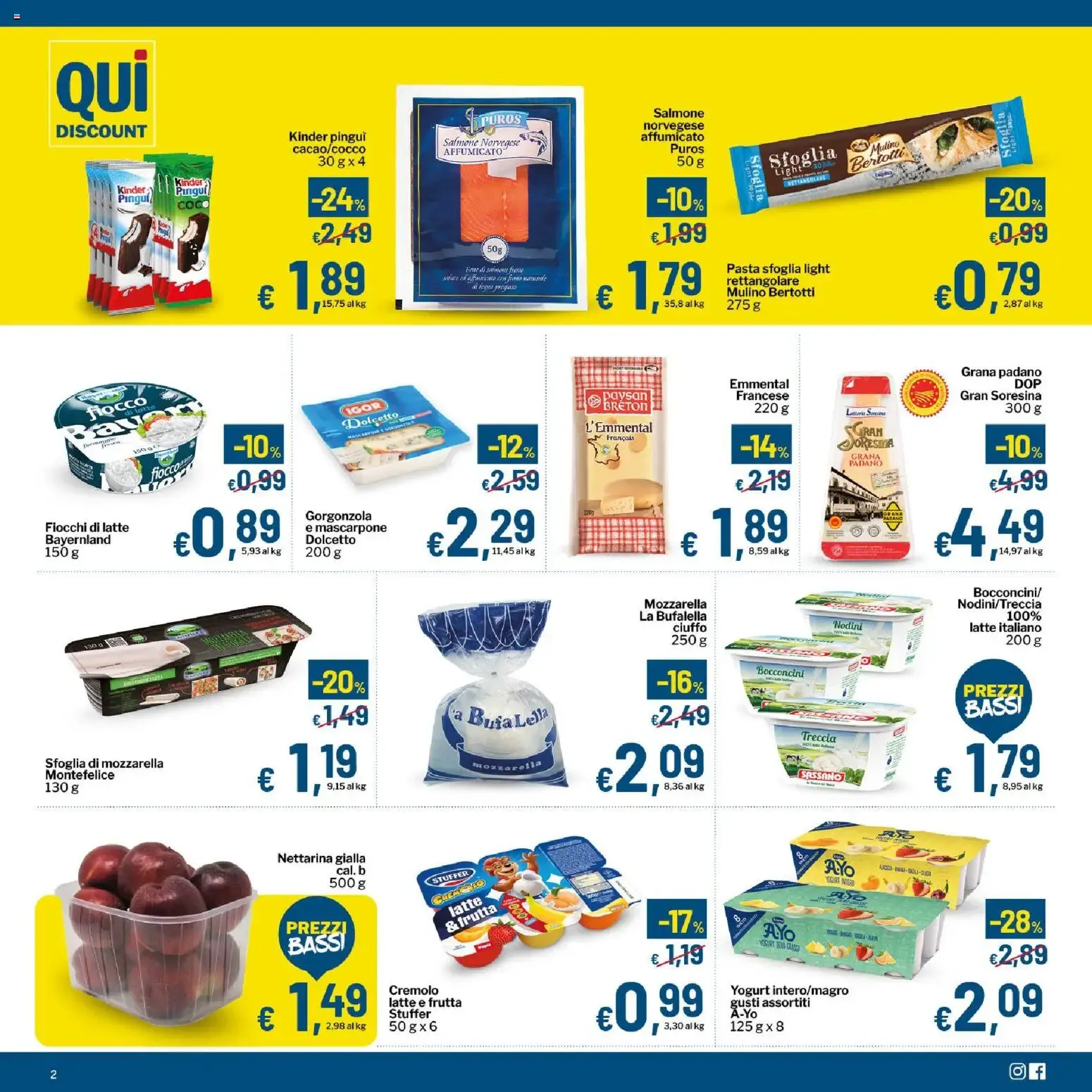 Qui Discount volantino dal 16/06/2026 - online Offerte da 16 giugno a 28 giugno di 2026 - Pagina del volantino 2