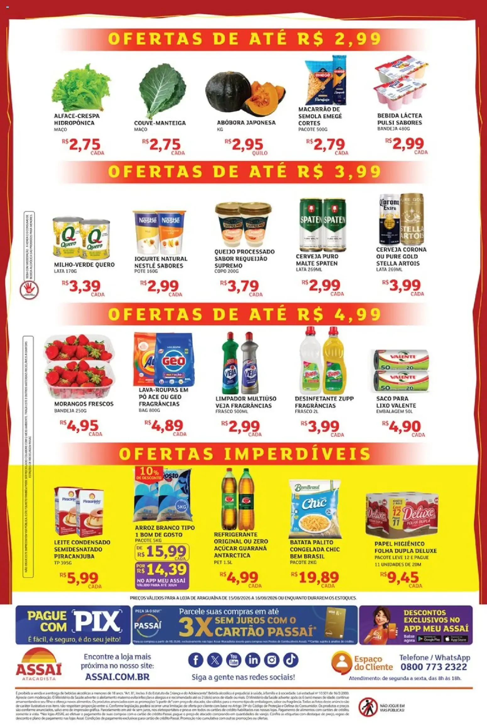 Encarte de Assaí Atacadista ofertas - TO de 15/08/2026 | Promoções Online 15 de agosto até 16 de agosto 2026 - Pagina 2