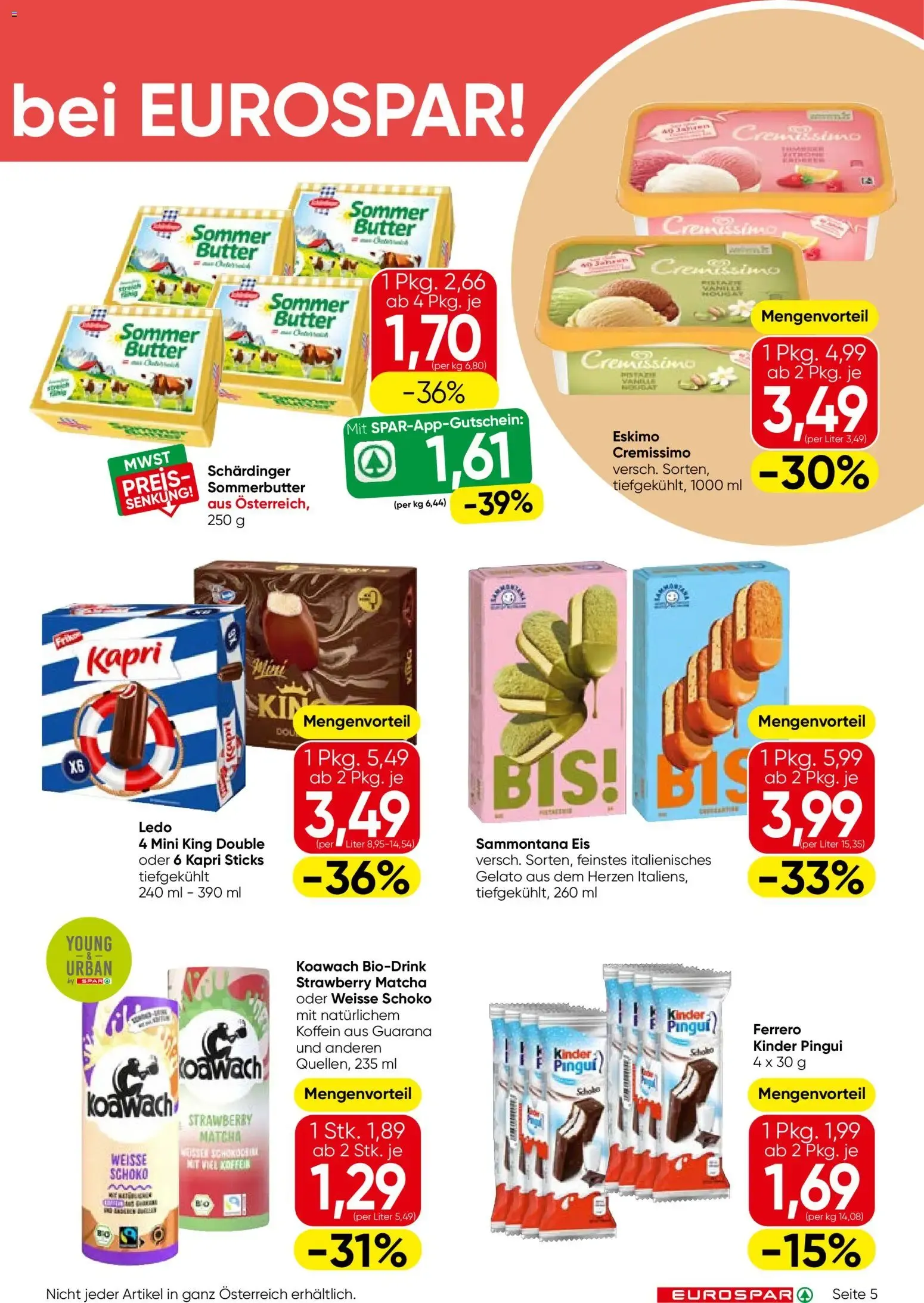 Eurospar Flugblatt von 30.07.2026 - Aktuelle Angebote von 30. Juli bis 12. August 2026 - Flugblätt seite  5