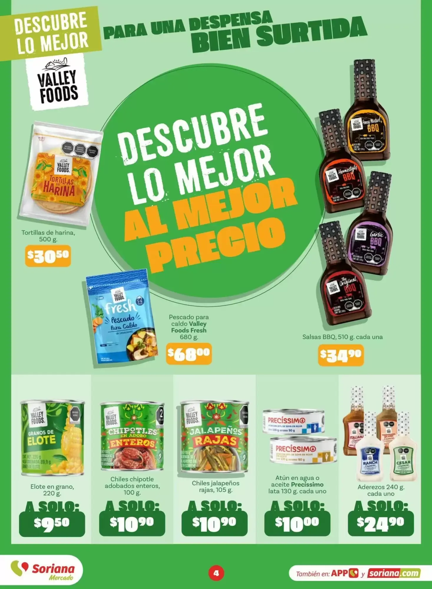 Catálogo de Folleto Soriana Mercado 1 de octubre al 11 de octubre 2026 - Pagina 4