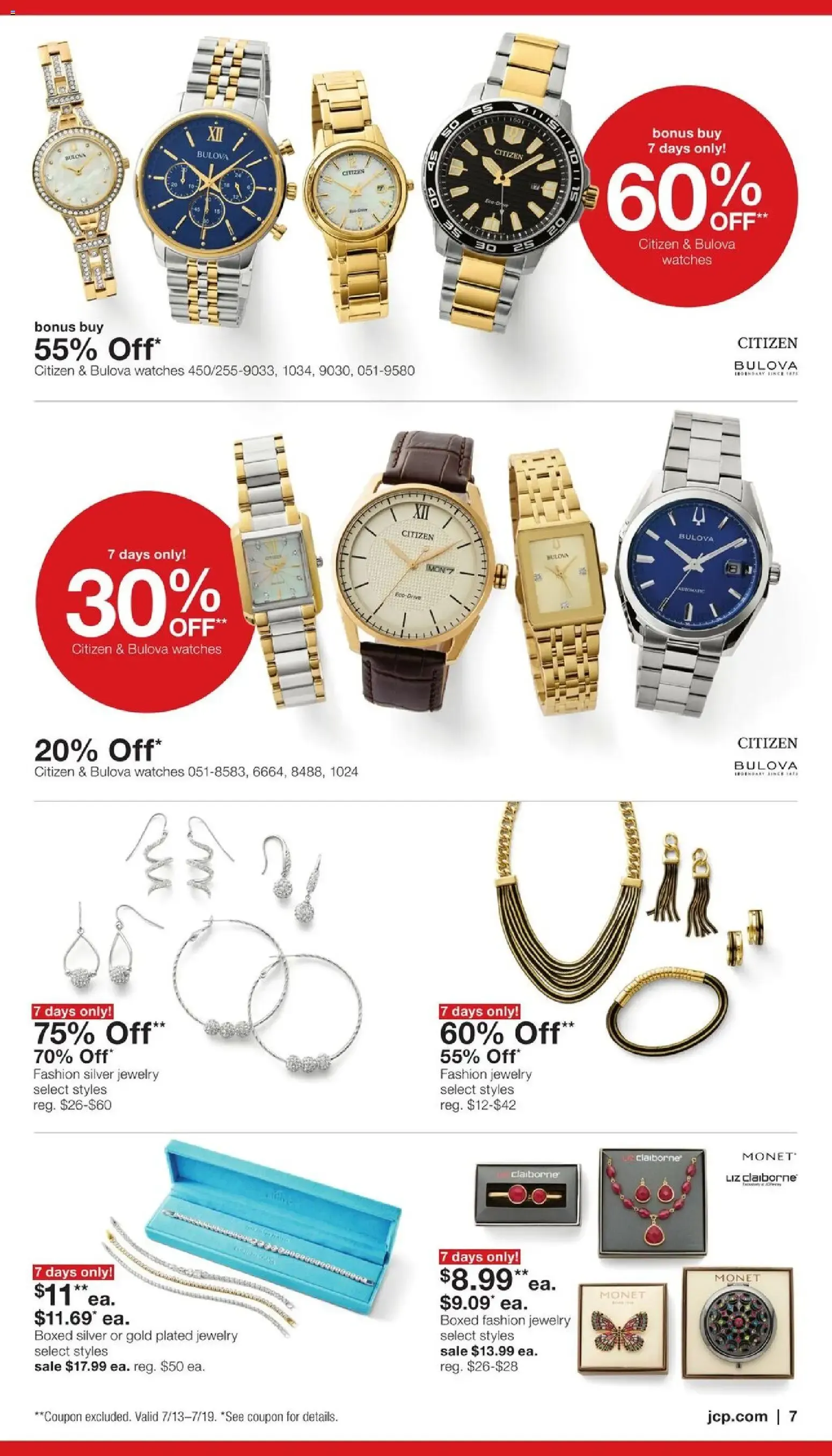 Weekly ad JCPenney Semi-Annual Jewelry Sale from July 13 to August 16 2026 - Page 6