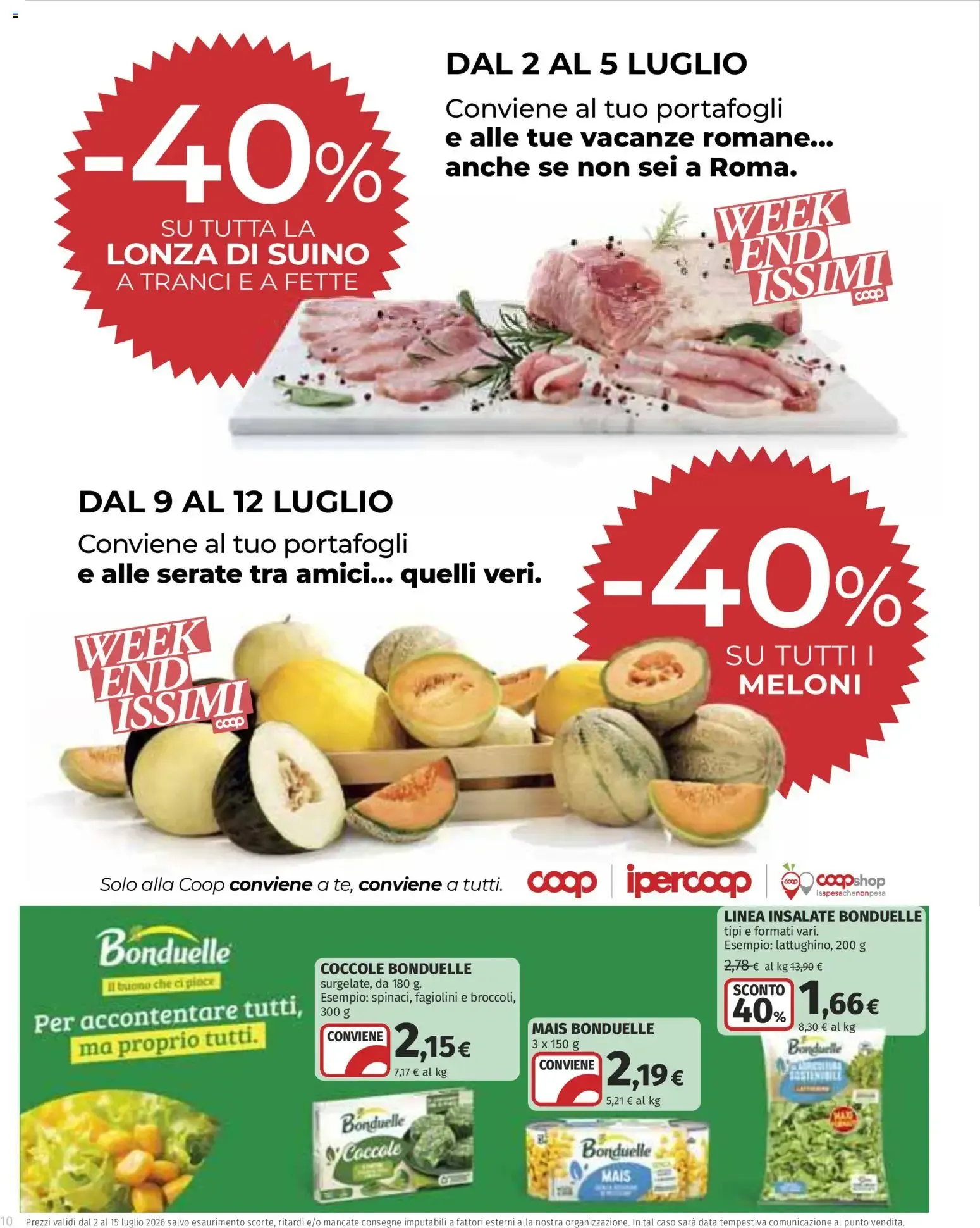 Anteprima volantino Ipercoop dal 02/07/2026 - nuovo offerte da 2 luglio a 15 luglio di 2026 - Pagina del volantino 10