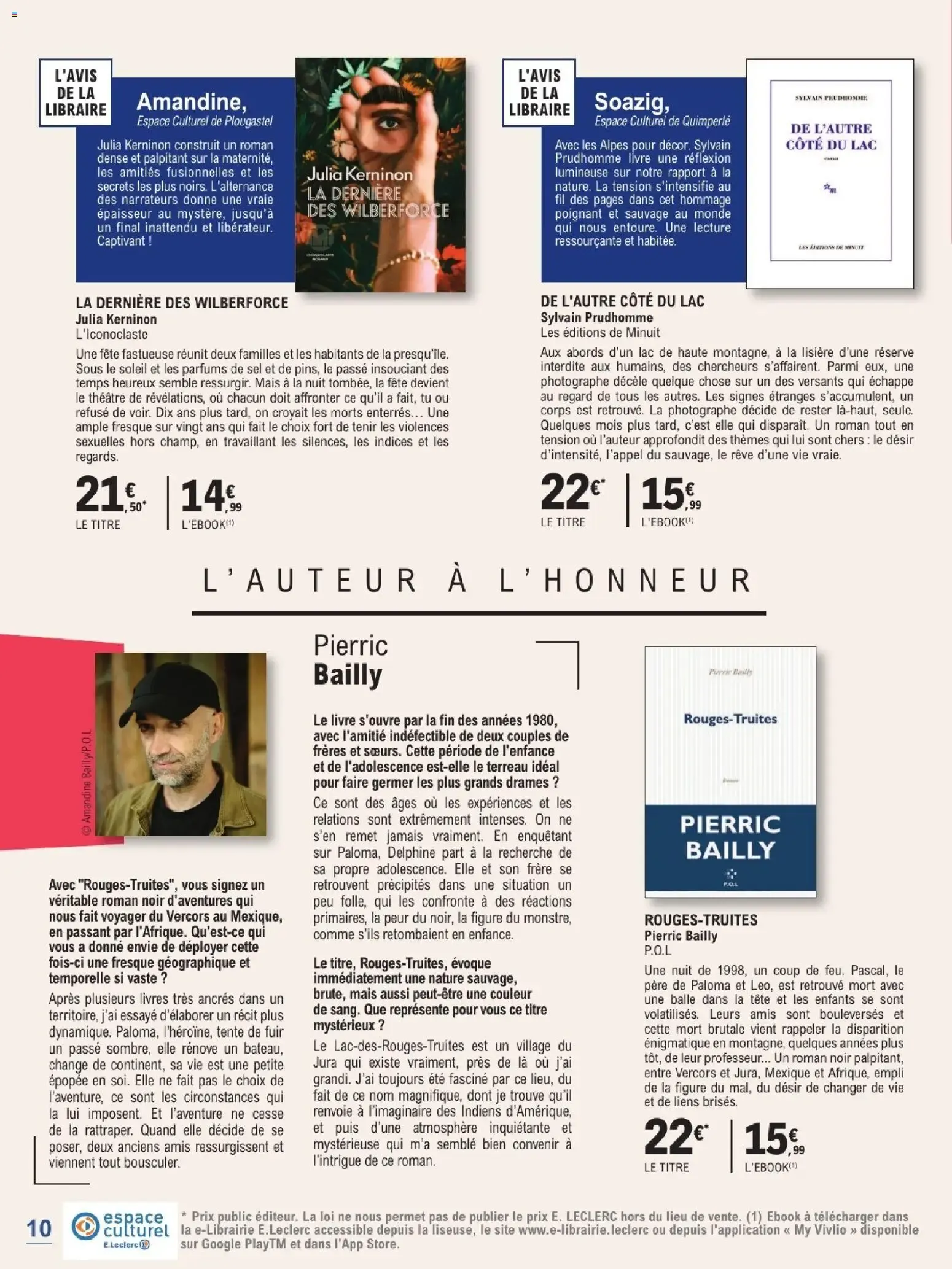 Espace Culturel E.Leclerc - Rentrée Littéraire 2026 du 1 septembre au 24 octobre 2026 - Catalogue page 10