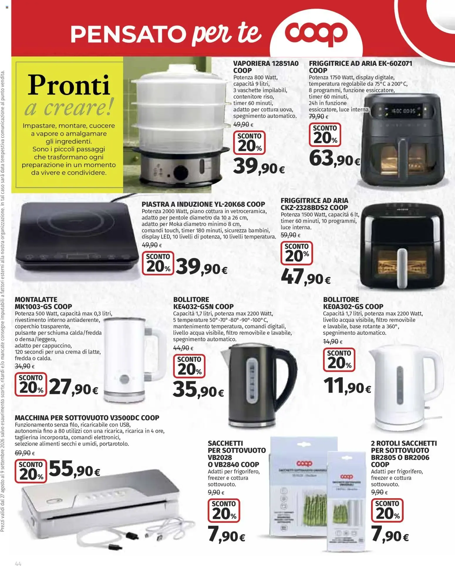 Volantino COOP Anteprima dal 27/08/2026 > NUOVO Promozioni da 27 agosto a 9 settembre di 2026 - Pagina del volantino 44