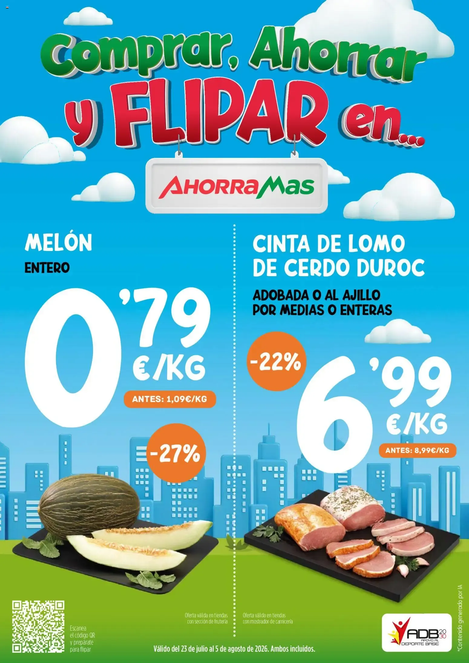 Catálogo de AhorraMas folleto del 23/07/2026 > Catálogo 23 de julio al 5 de agosto 2026 - Página 1