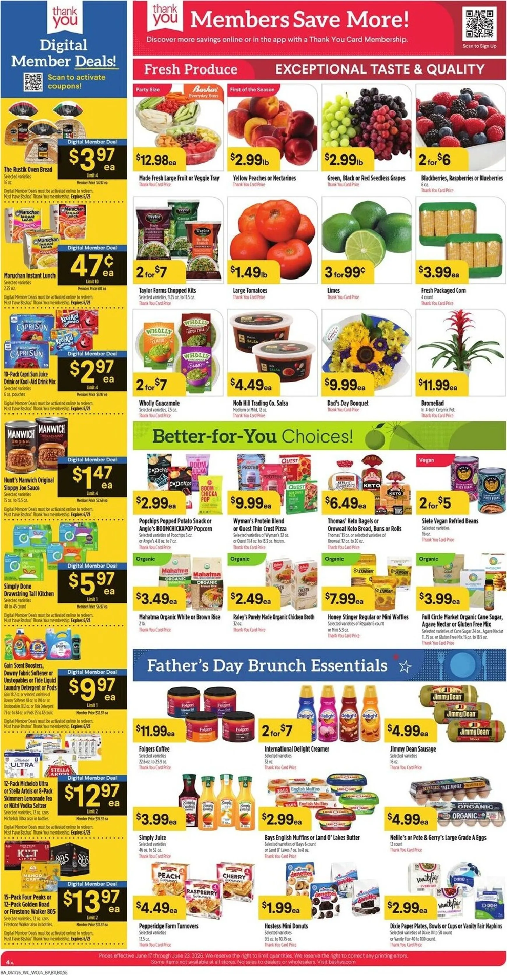 Weekly ad Bashas' Because Dad Deserves the Best from June 17 to June 23 2026 - Page 4