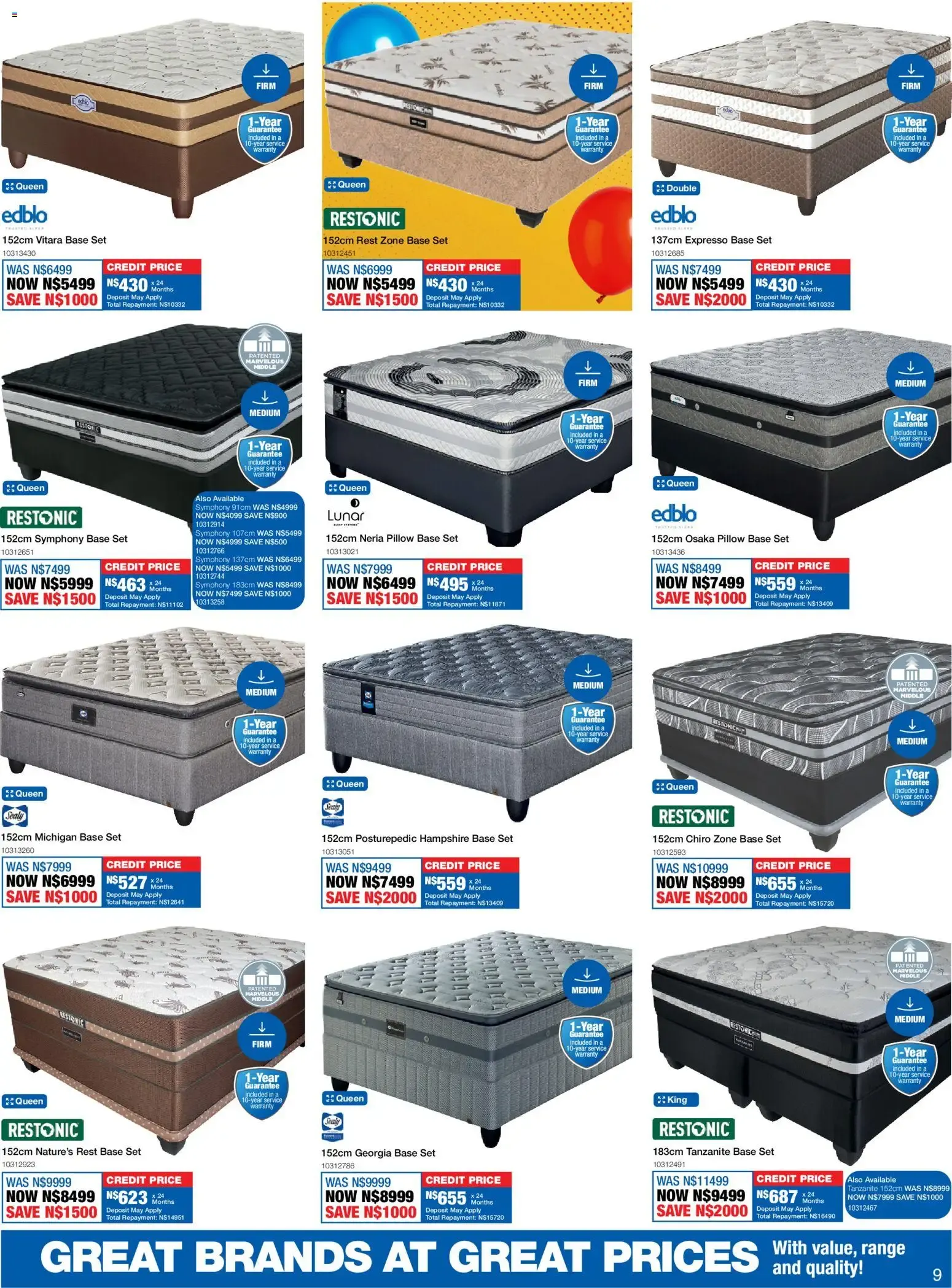 OK Furniture Catalogue Namibia (15/06/2026 - 12/07/2026) Online from 15 June to 12 July 2026 - Catalogue Page 9