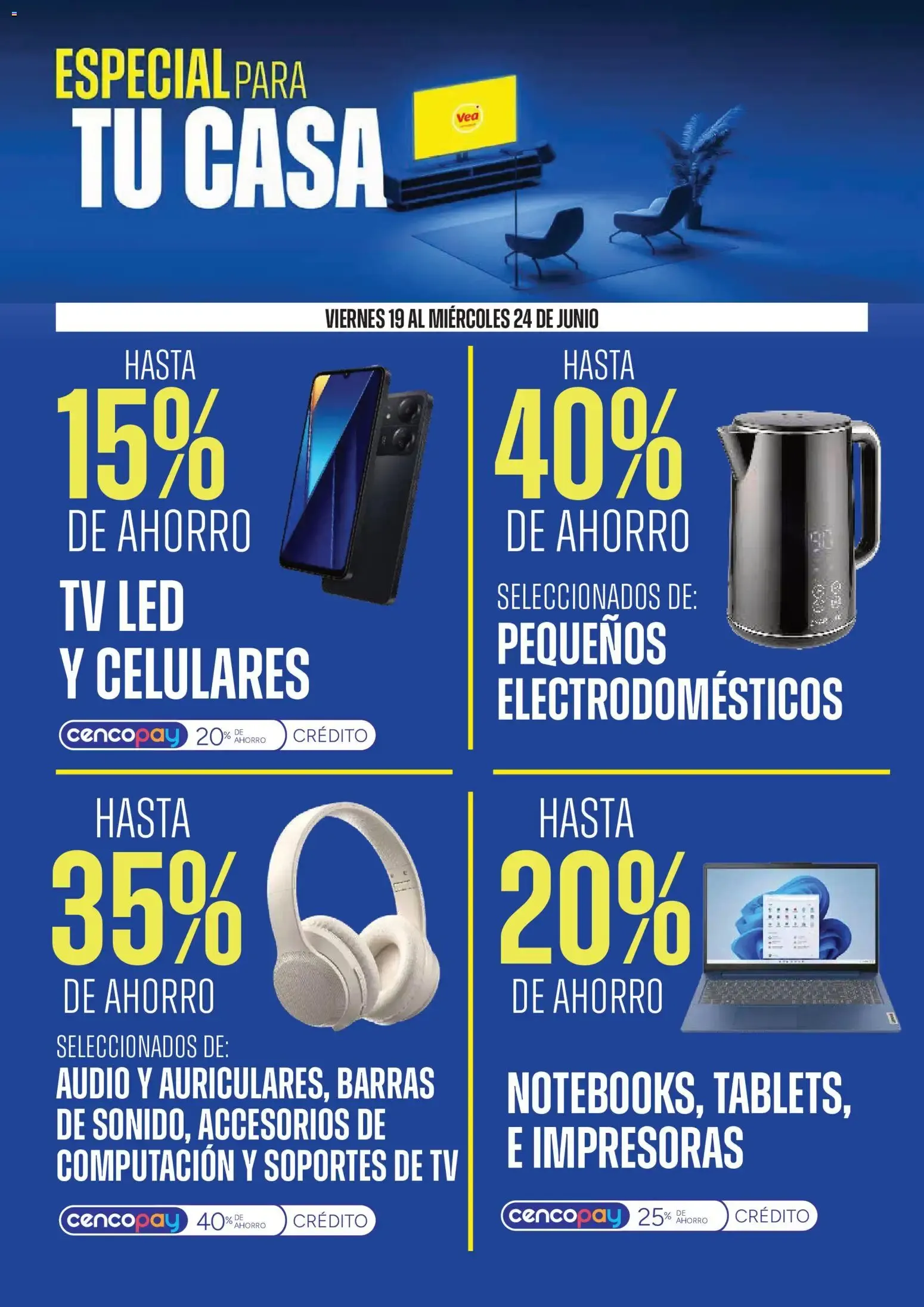 Ofertas de Vea - Especial para tu casa del 19/06/2026 - 24/06/2026 19 de junio al 24 de junio 2026 - Página 2 del catálogo