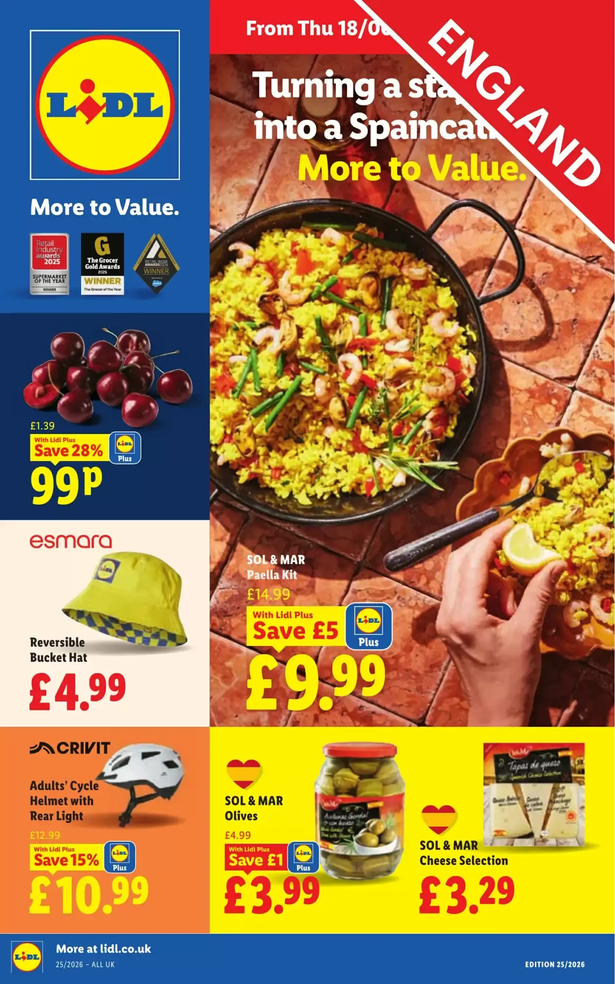 Lidl leaflet week 25 from 18 June to 24 June 2026 - Catalogue Page 1