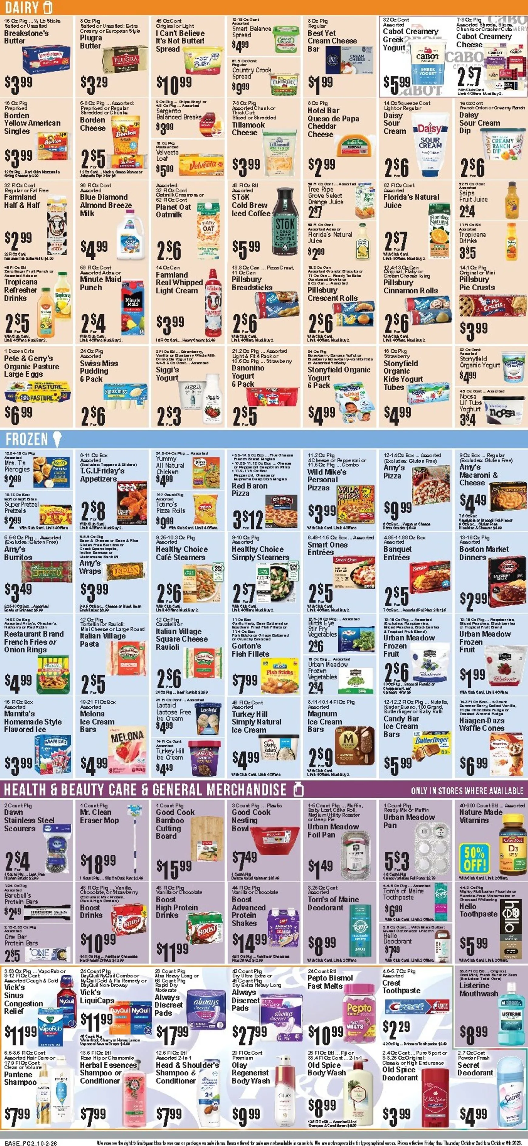 Weekly ad Current Food Universe leaflet valid from Friday 10/02/2026 to Thursday 10/08/2026 from October 2 to October 8 2026 - Page 3