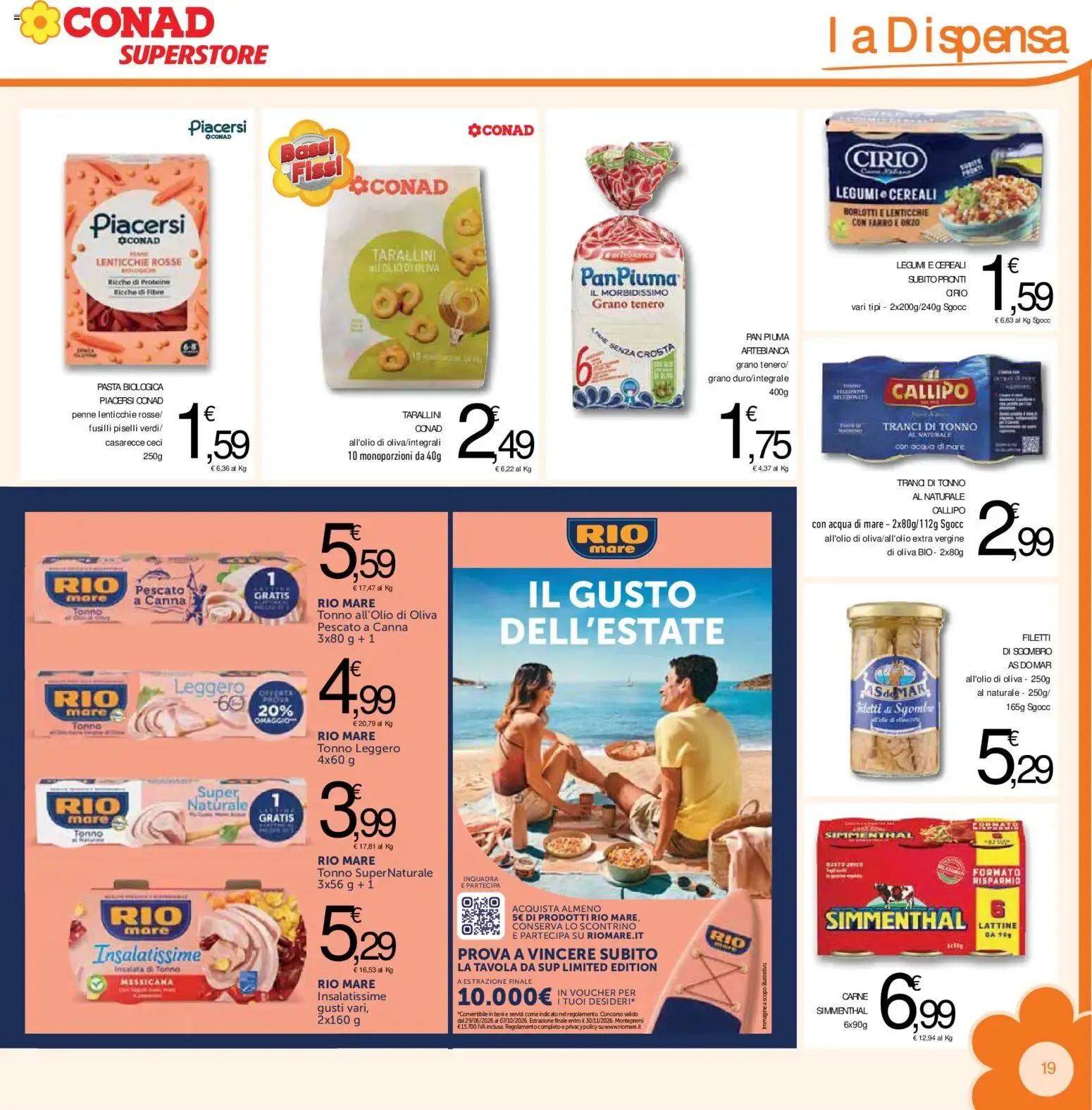 Volantino Conad dal 15/07/2026 > Anteprima da 15 luglio a 26 luglio di 2026 - Pagina del volantino 19