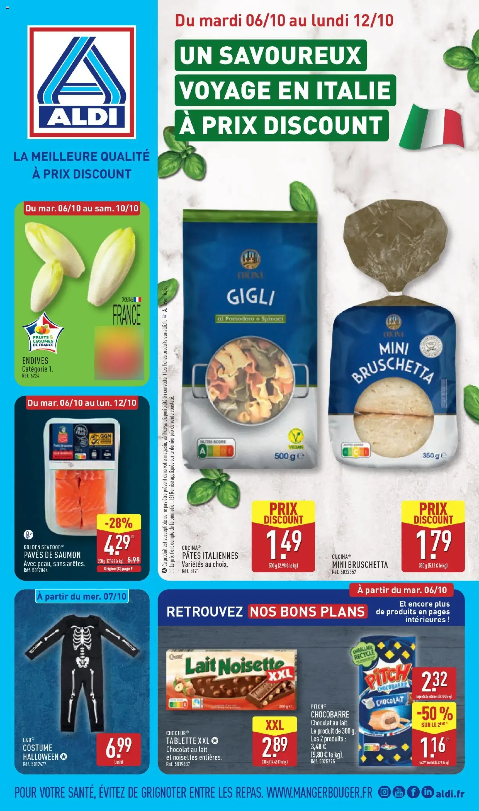 Aldi: Un savoureux voyage en Italie à prix discount du 6 octobre au 12 octobre 2026 - Catalogue page 1