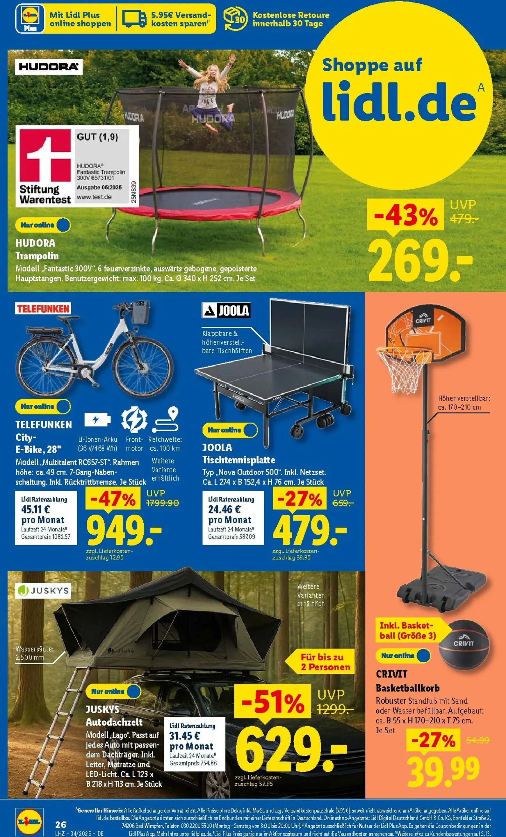 Lidl Prospekt nächste Woche – von Montag 17.08.2026 bis Samstag 22.08.2026 von 17. August bis 22. August 2026 - Prospekt seite 39
