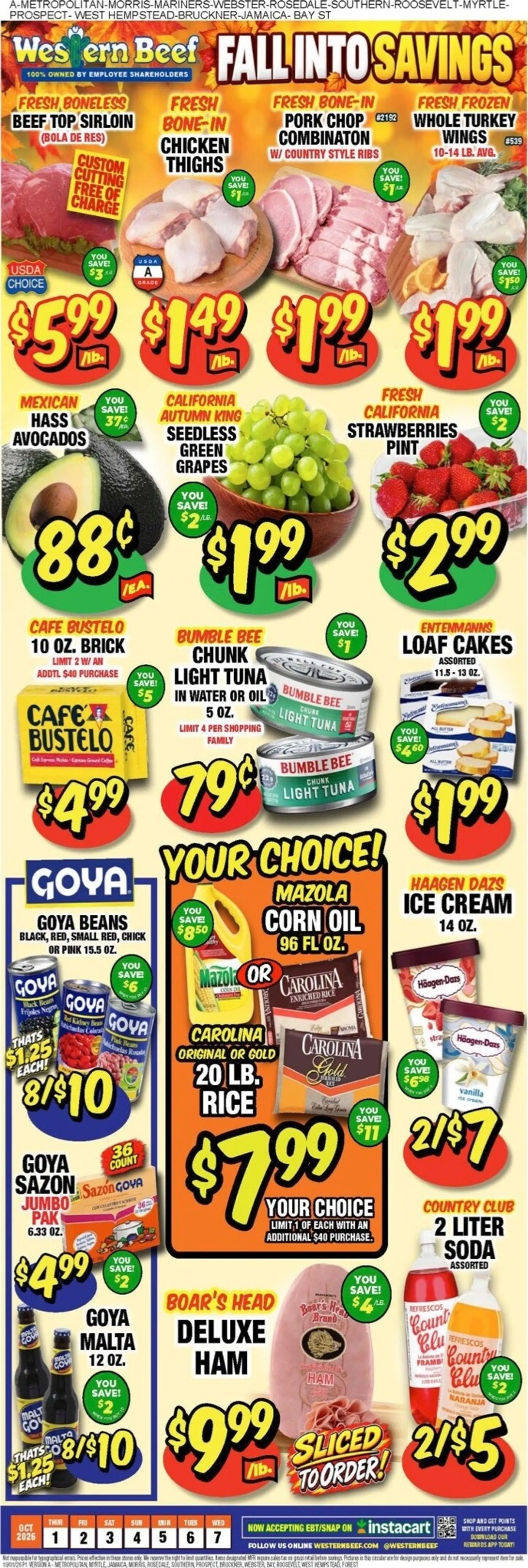 Western Beef Fall Into Savings