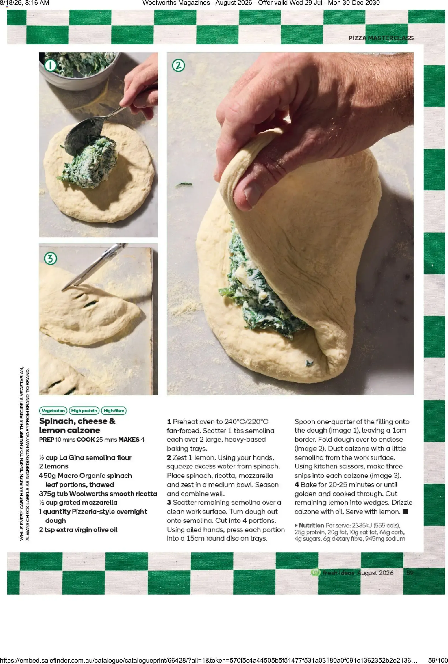 Woolworths Fresh Ideas - August 2026 - Catalogue valid from 29 July to 30 December 2030 - page 59