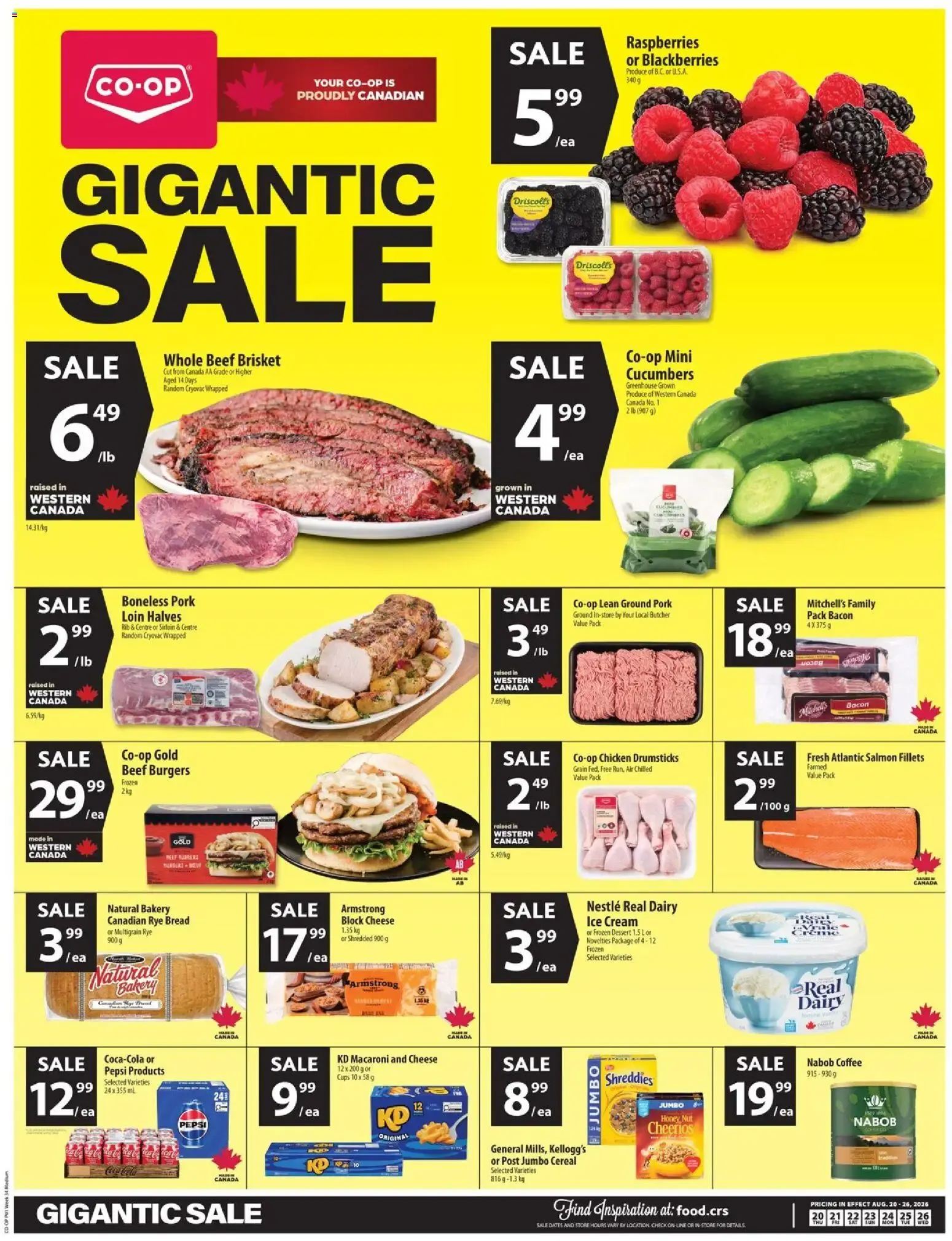 GIGANTIC SALE from August 20 to August 26 2026 - flyer page 1