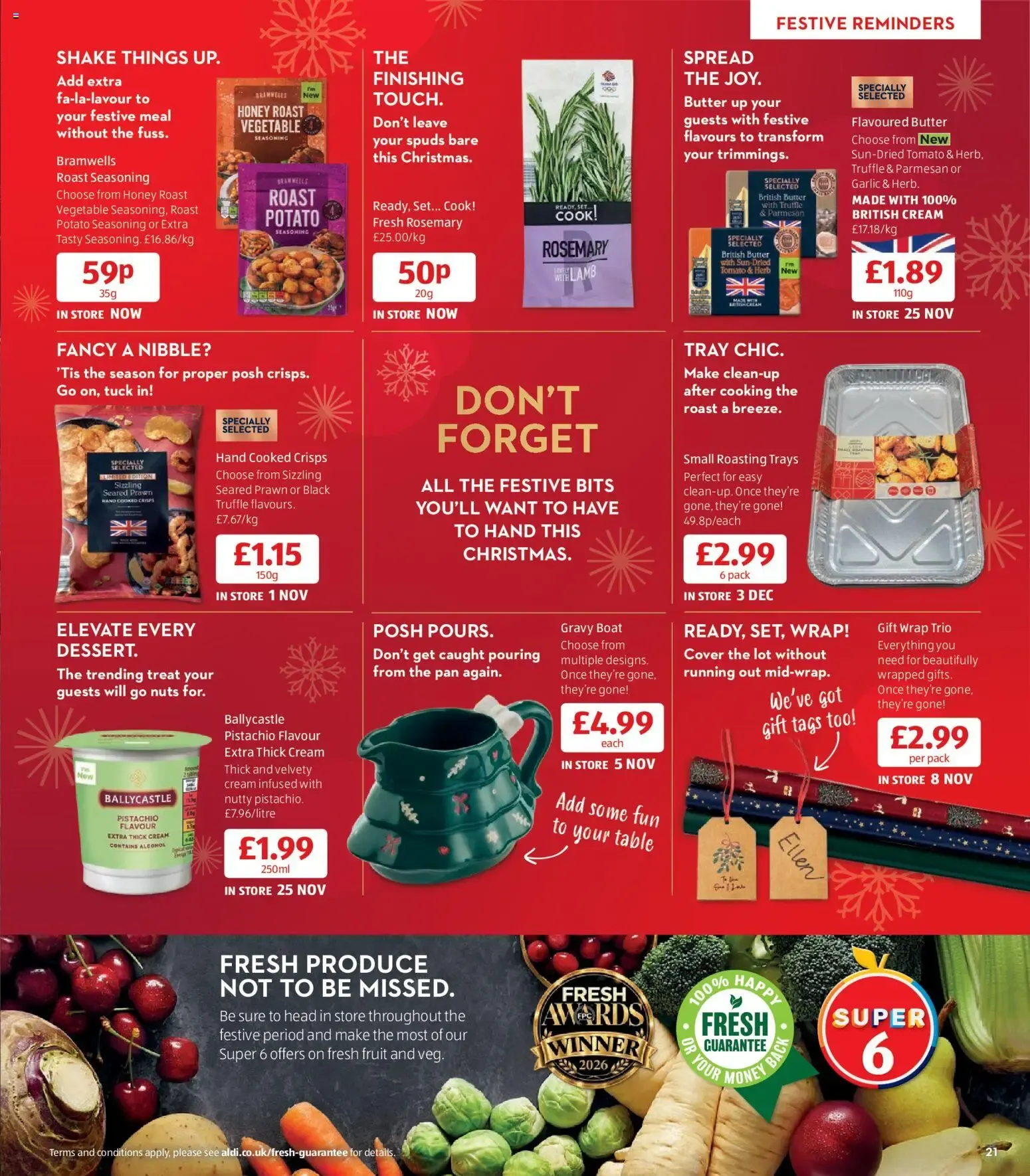 Aldi: All You Want For Christmas from 6 October to 31 December 2026 - Catalogue Page 21