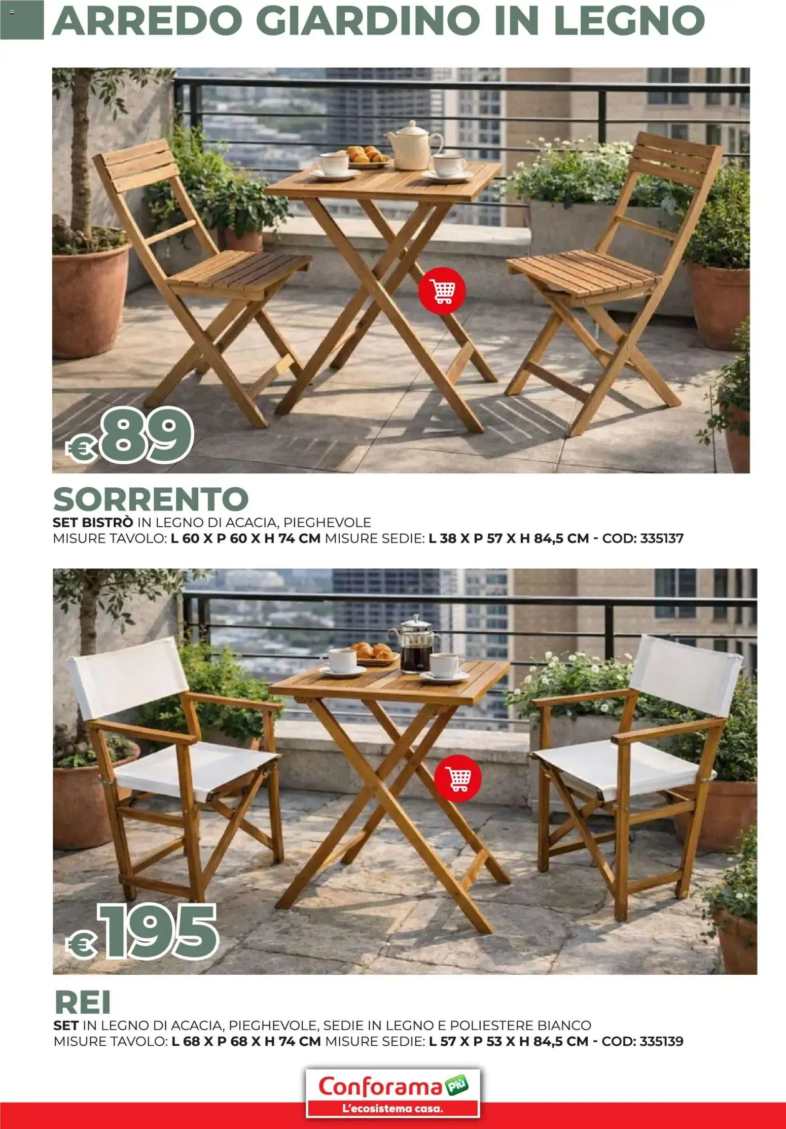 Conforama Collezione Arredo Giardino da 19 marzo a 30 settembre di 2026 - Pagina del volantino 48
