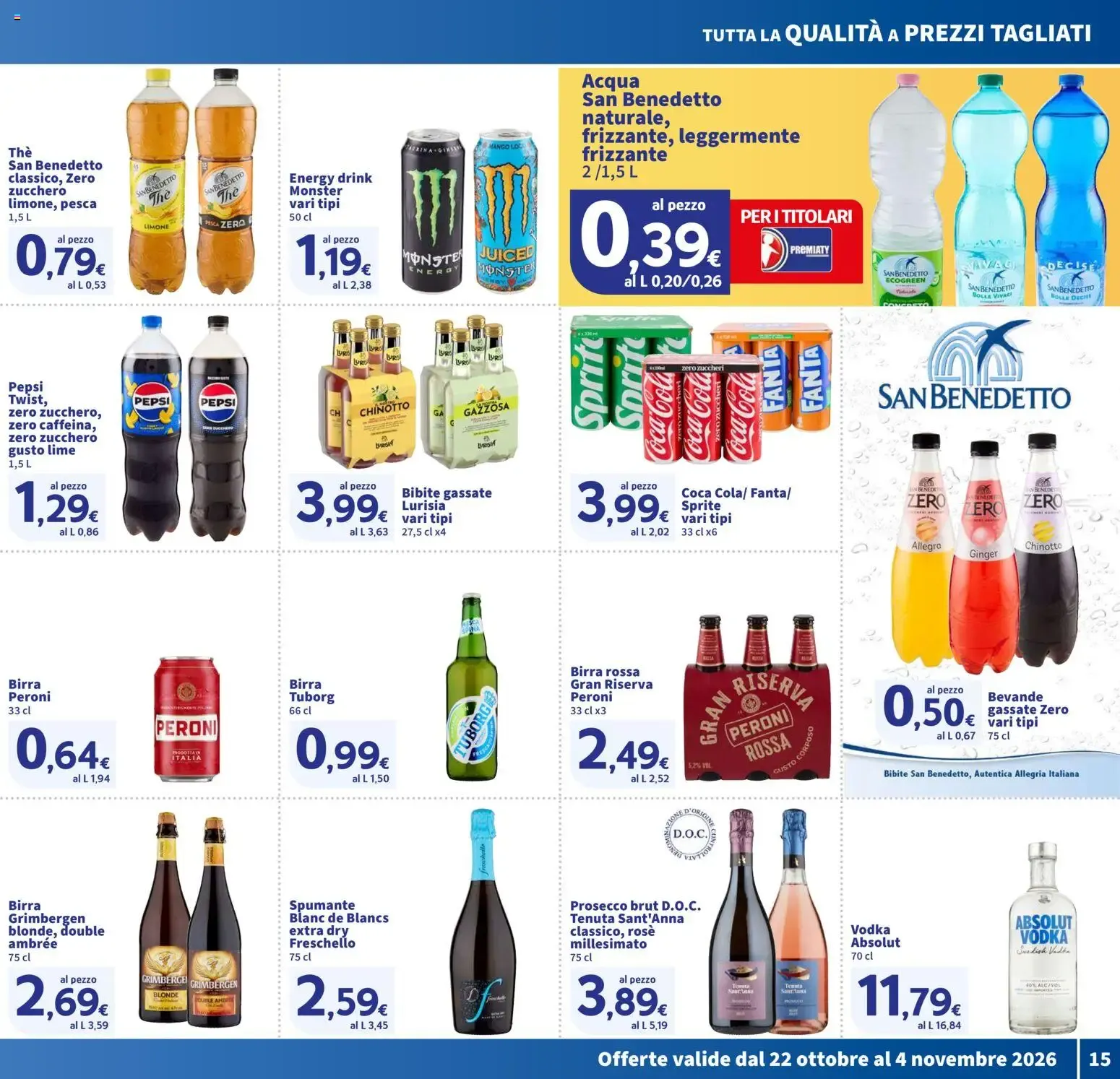 + Gusto - Prezzo da 22 ottobre a 4 novembre di 2026 - Pagina del volantino 15