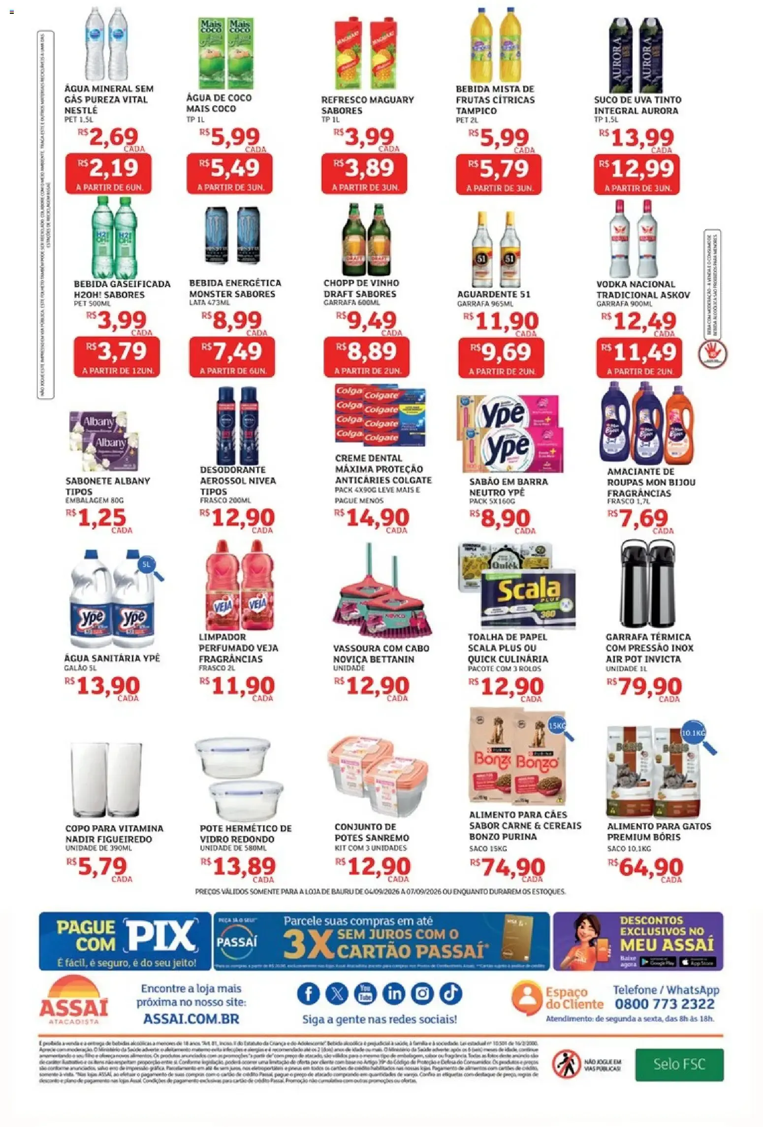 Encarte de Assaí Atacadista ofertas - SP de 04/09/2026 | Promoções Online 4 de setembro até 7 de setembro 2026 - Pagina 4