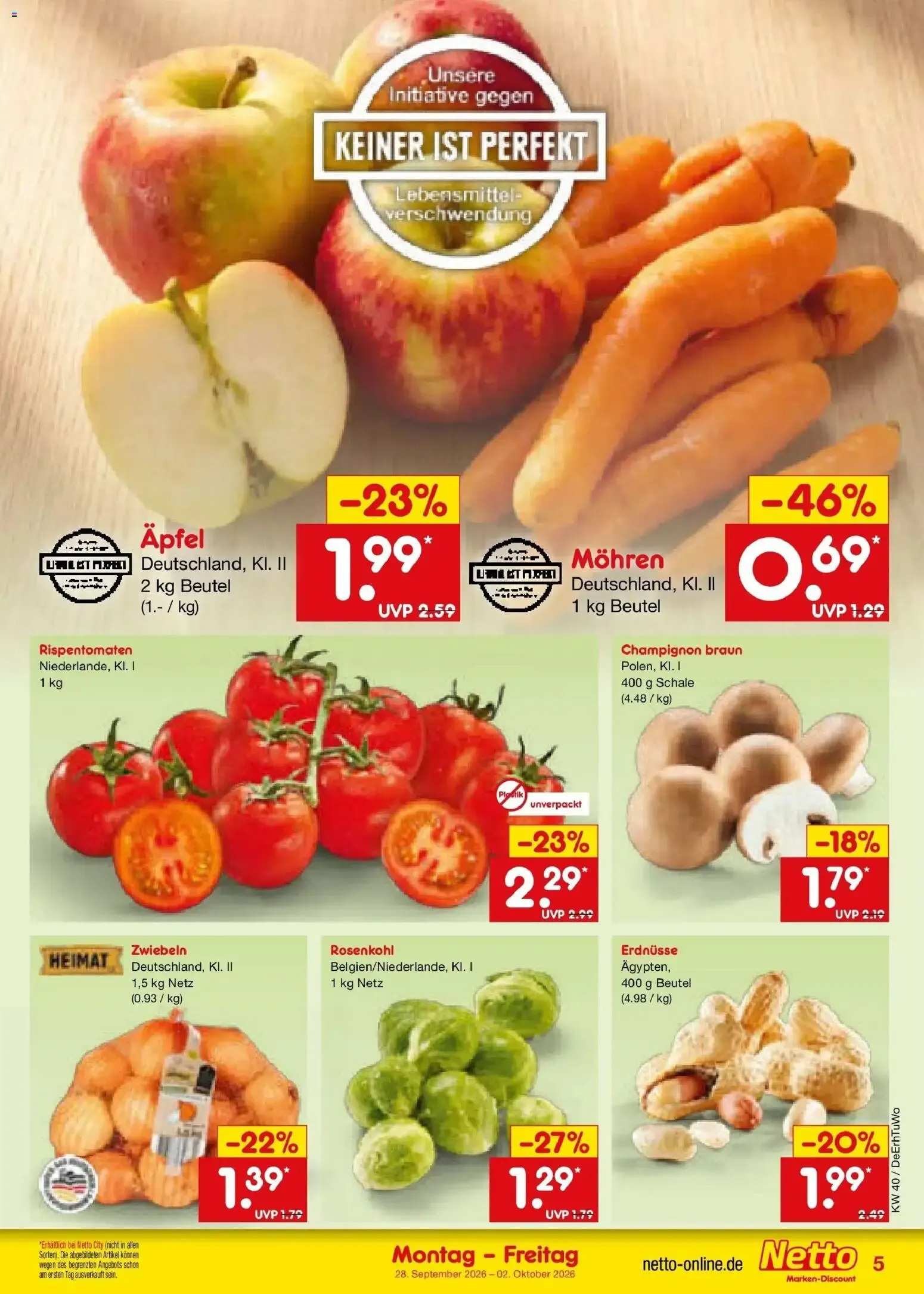 Netto Marken-Discount Prospekt (ab 28.09.2026) » Angebote von 28. September bis 2. Oktober 2026 - Prospekt seite 5