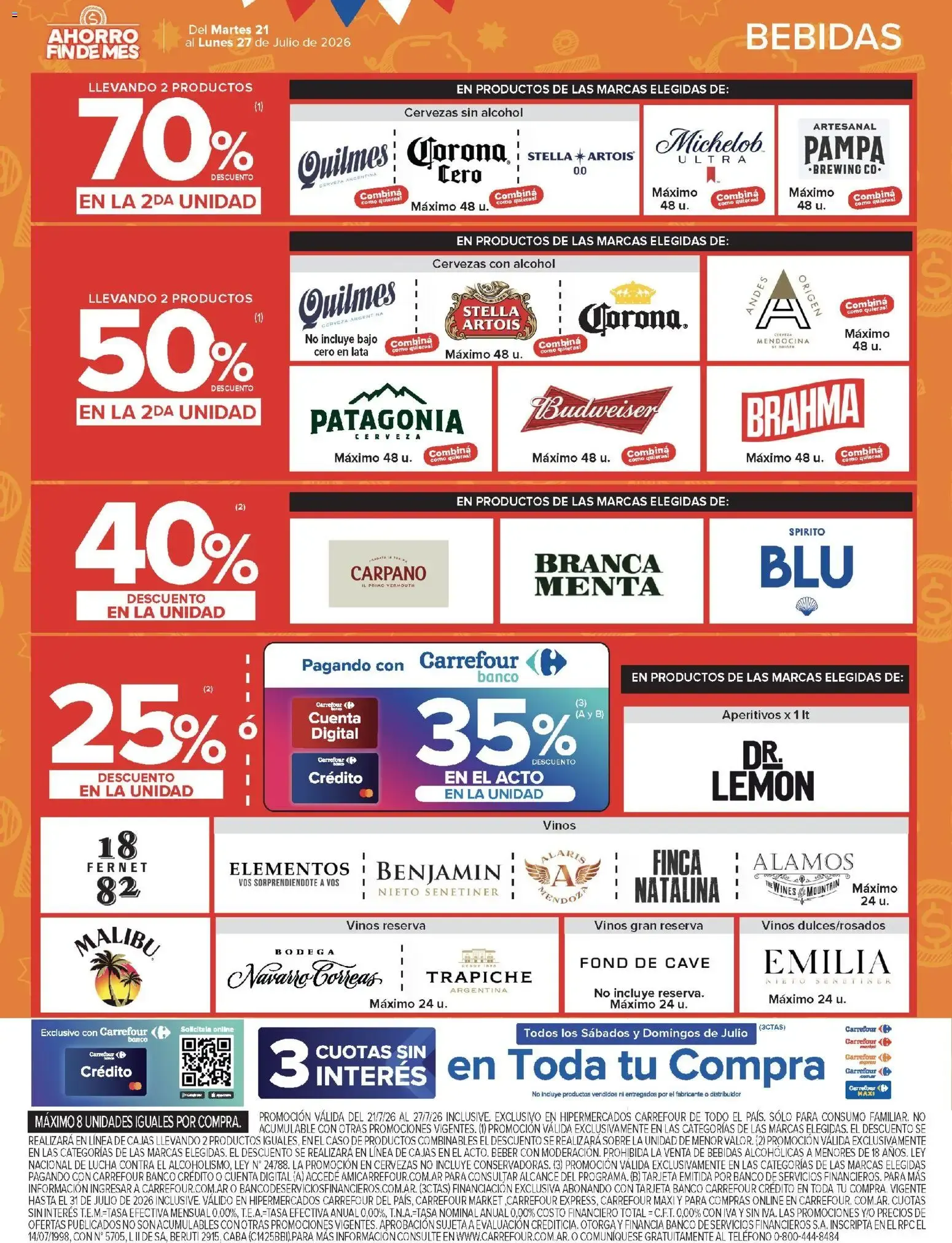 Ofertas de Carrefour - AHORRO FIN DE MES || del 21/07/2026 - 28/07/2026 || Promociones 21 de julio al 27 de julio 2026 - Página 12 del catálogo