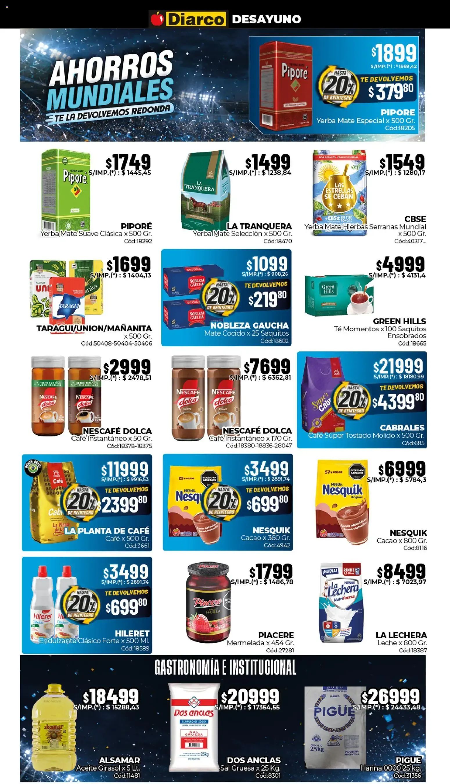 Ofertas de Diarco Ahorros Mundiales 15 de junio al 19 de junio 2026 - Página 4 del catálogo