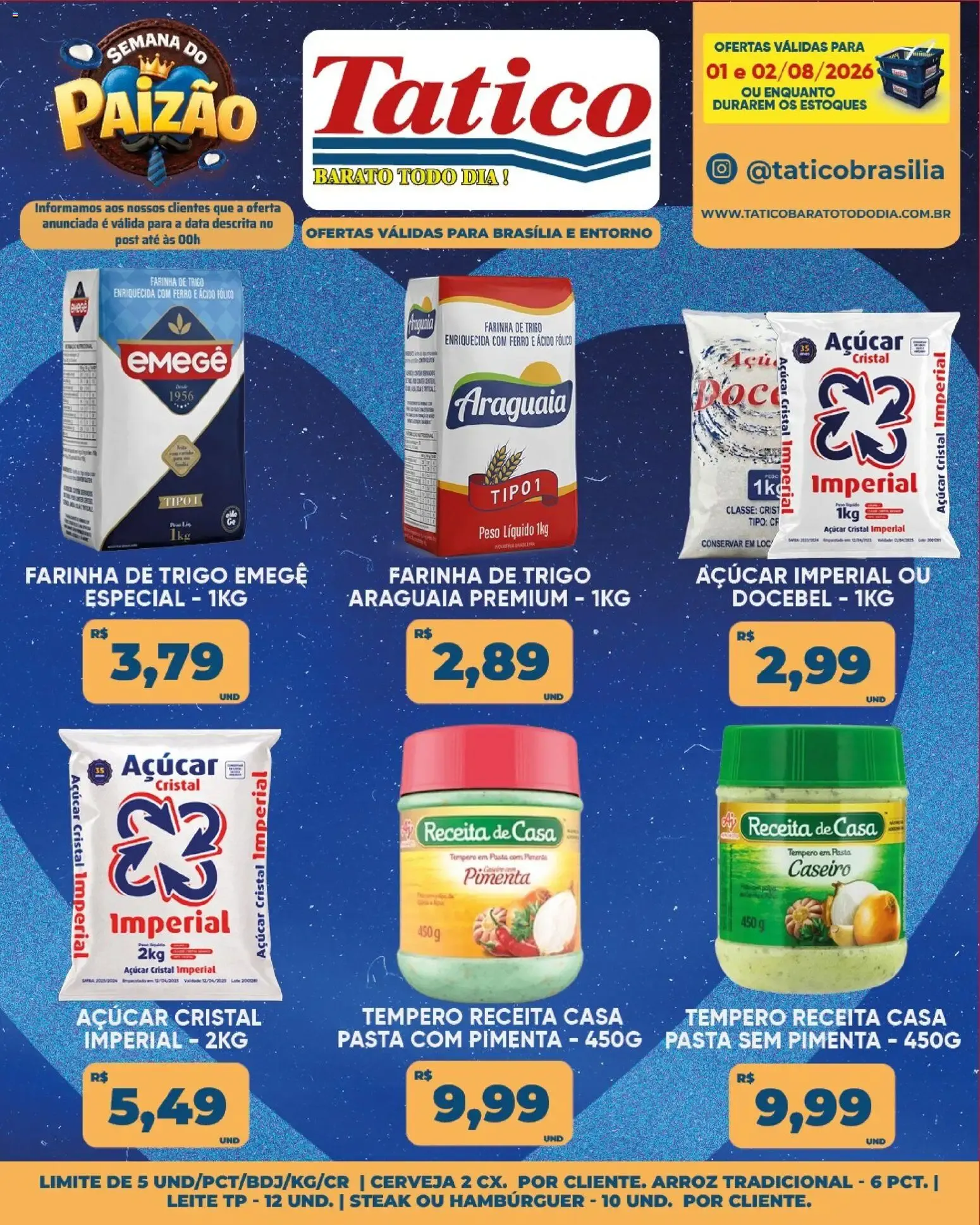 Encarte de Tatico ofertas Fim de Semana de 01/08/2026 | Promoções Online 1 de agosto até 2 de agosto 2026 - Pagina 17