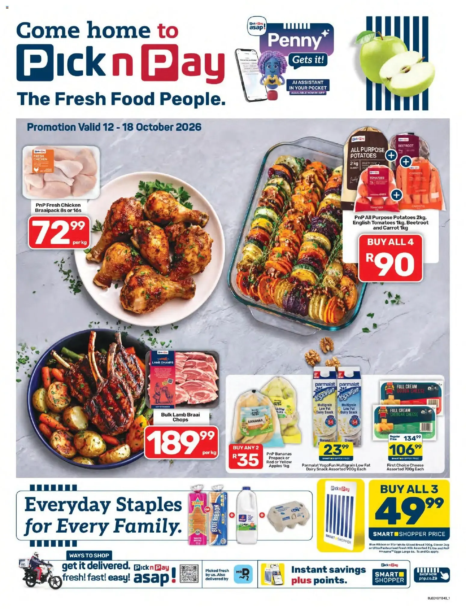 Pick n Pay Eastern Cape - Weekly Specials (12/10/2026 - 18/10/2026) Online from 12 October to 18 October 2026 - Catalogue Page 1