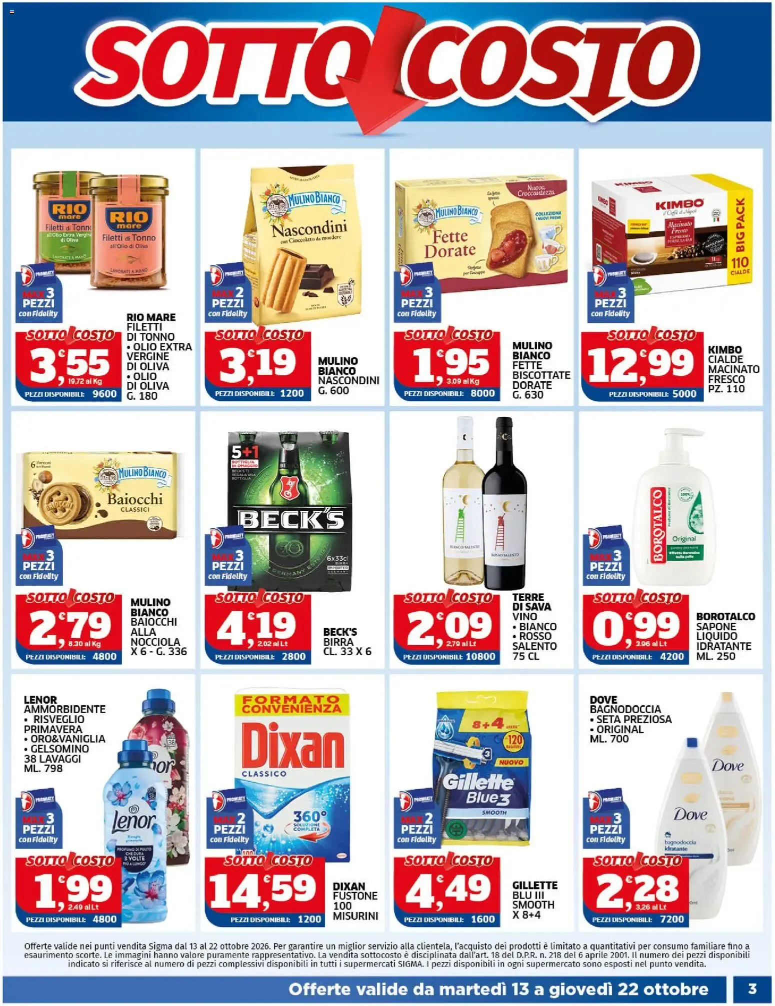 Nuovo SIGMA volantino dal 13/10/2026 > offerte anteprima 🛍️ da 13 ottobre a 22 ottobre di 2026 - Pagina del volantino 3