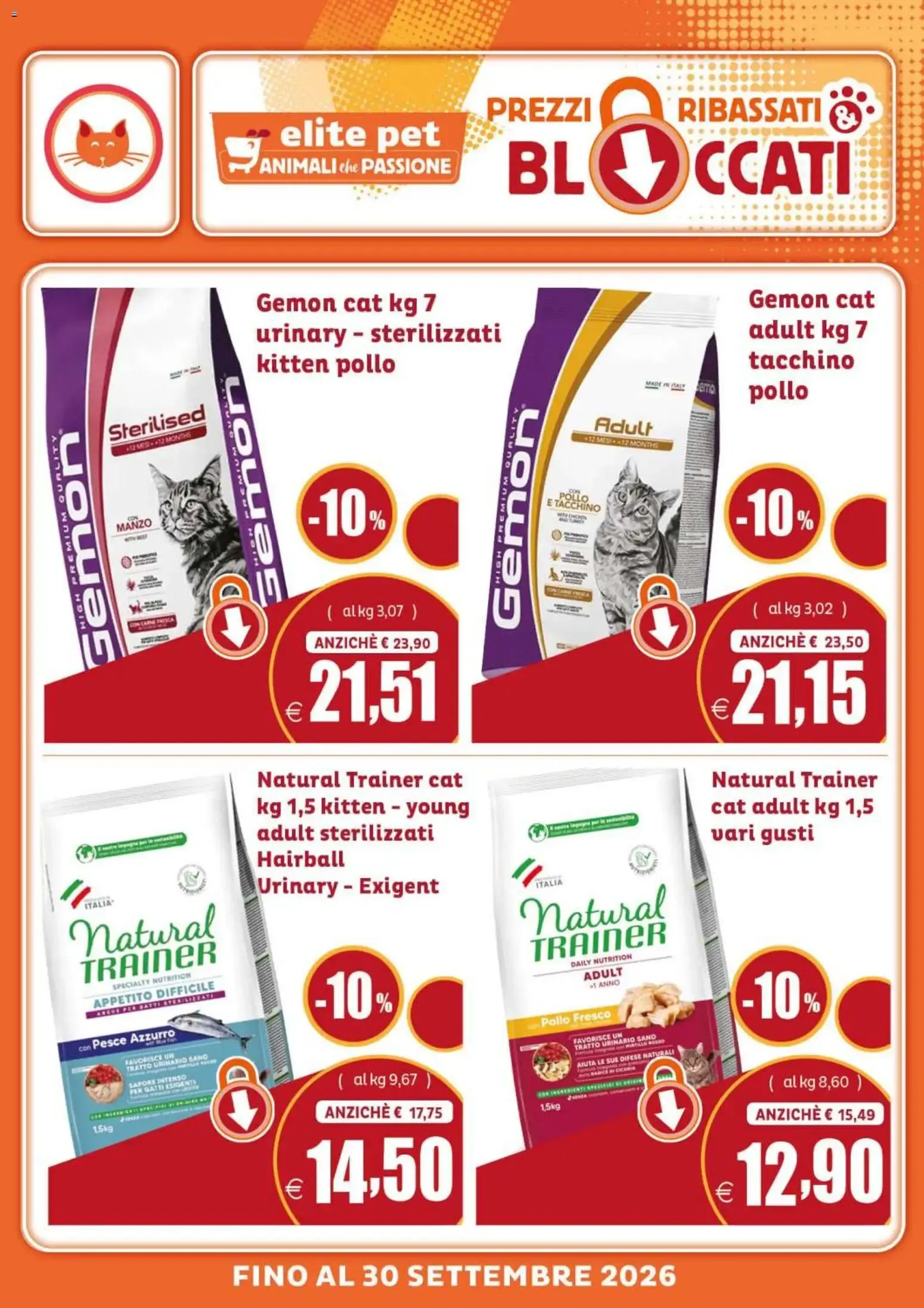 Elite Pet: Prezzi Ribassati Bloccati da 17 agosto a 30 settembre di 2026 - Pagina del volantino 8