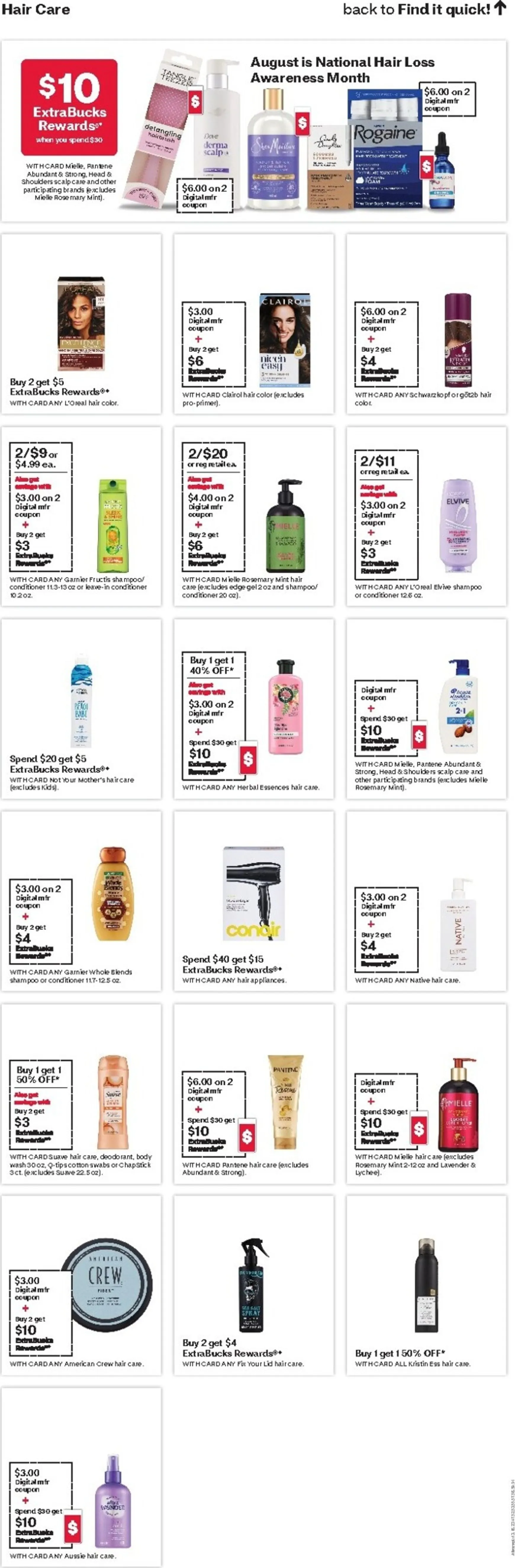 Weekly ad CVS Pharmacy: Extra Big Deals from August 9 to August 15 2026 - Page 13