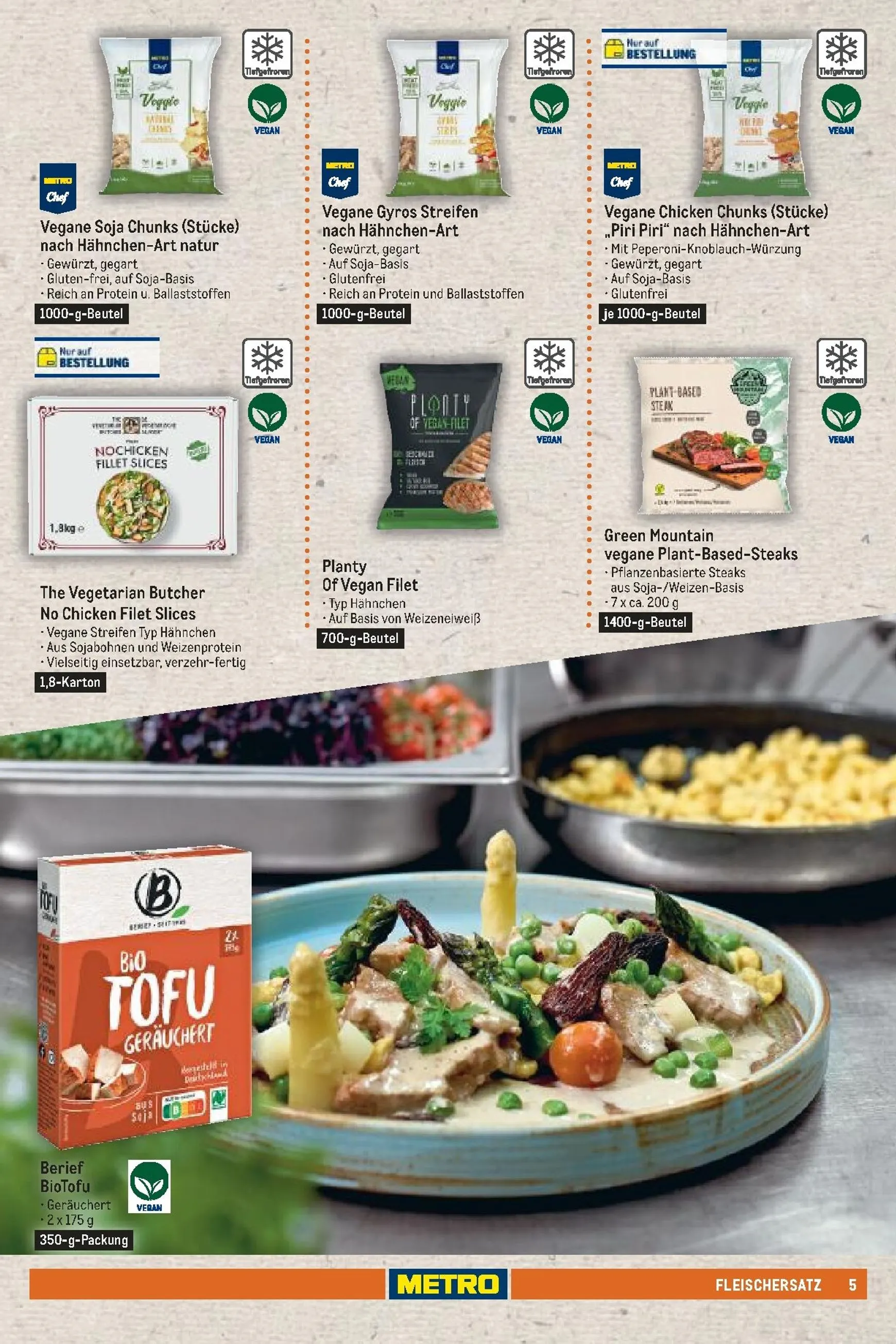 Metro - Vegan & Vegetarisches Sortiment Prospekt – von Sonntag 21.06.2026 bis Donnerstag 31.12.2026 von 21. Juni bis 31. Dezember 2026 - Prospekt seite 5