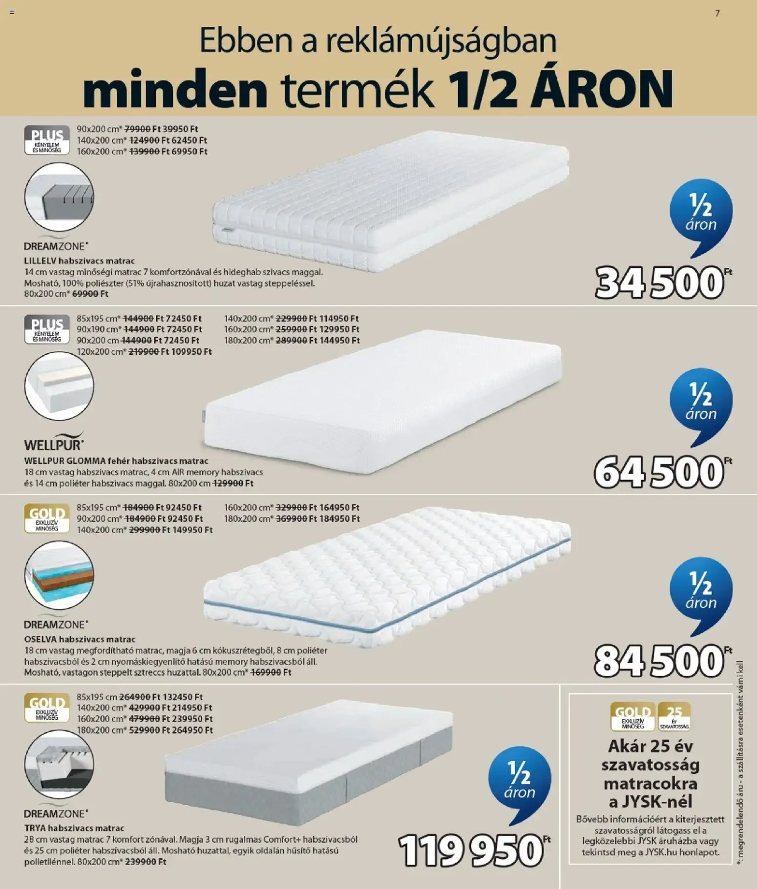 Katalógus JYSK: Todos los productos a 1/2 precio július 15.-tól július 28.-ig 2026. - Oldal 7