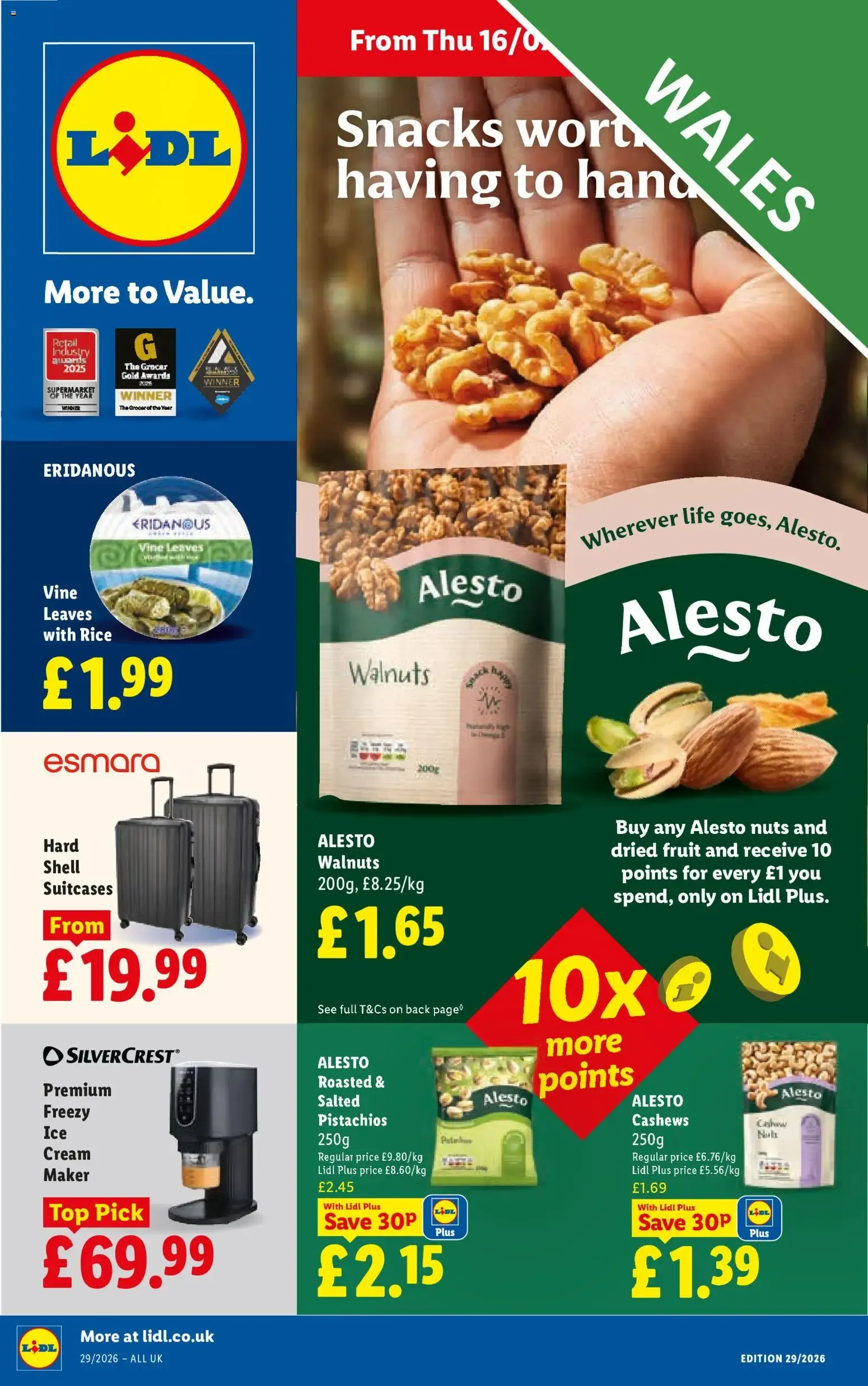 Lidl Weekly Offers - Snacks (Wales) from 16 July to 22 July 2026 - Catalogue Page 1