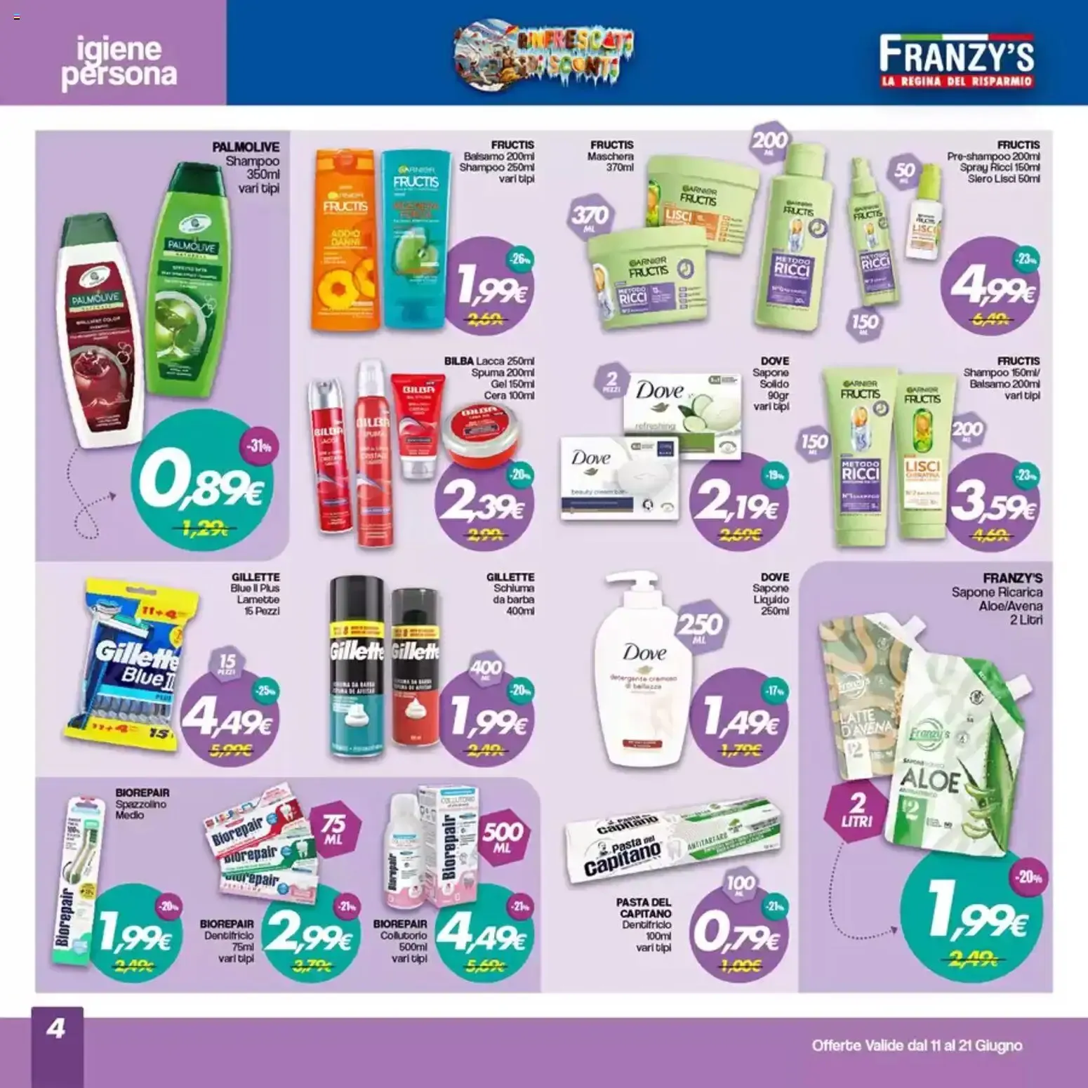 Franzy's volantino dal 11/06/2026 - online Offerte da 11 giugno a 21 giugno di 2026 - Pagina del volantino 4