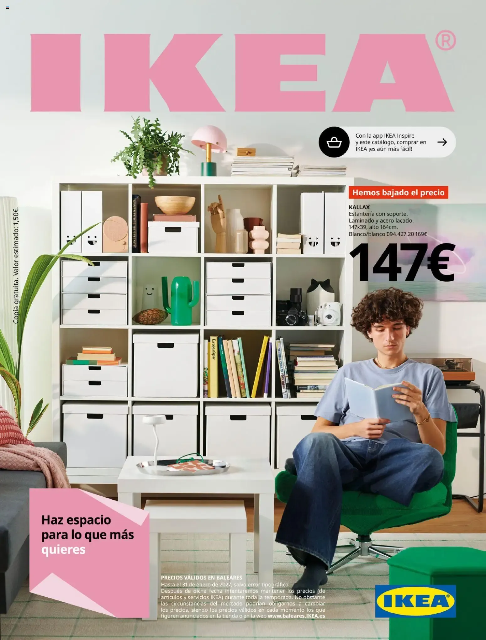 Catálogo de IKEA - Haz espacio para lo que más quieres del 01/09/2026 1 de septiembre al 31 de enero 2027 - Página 1